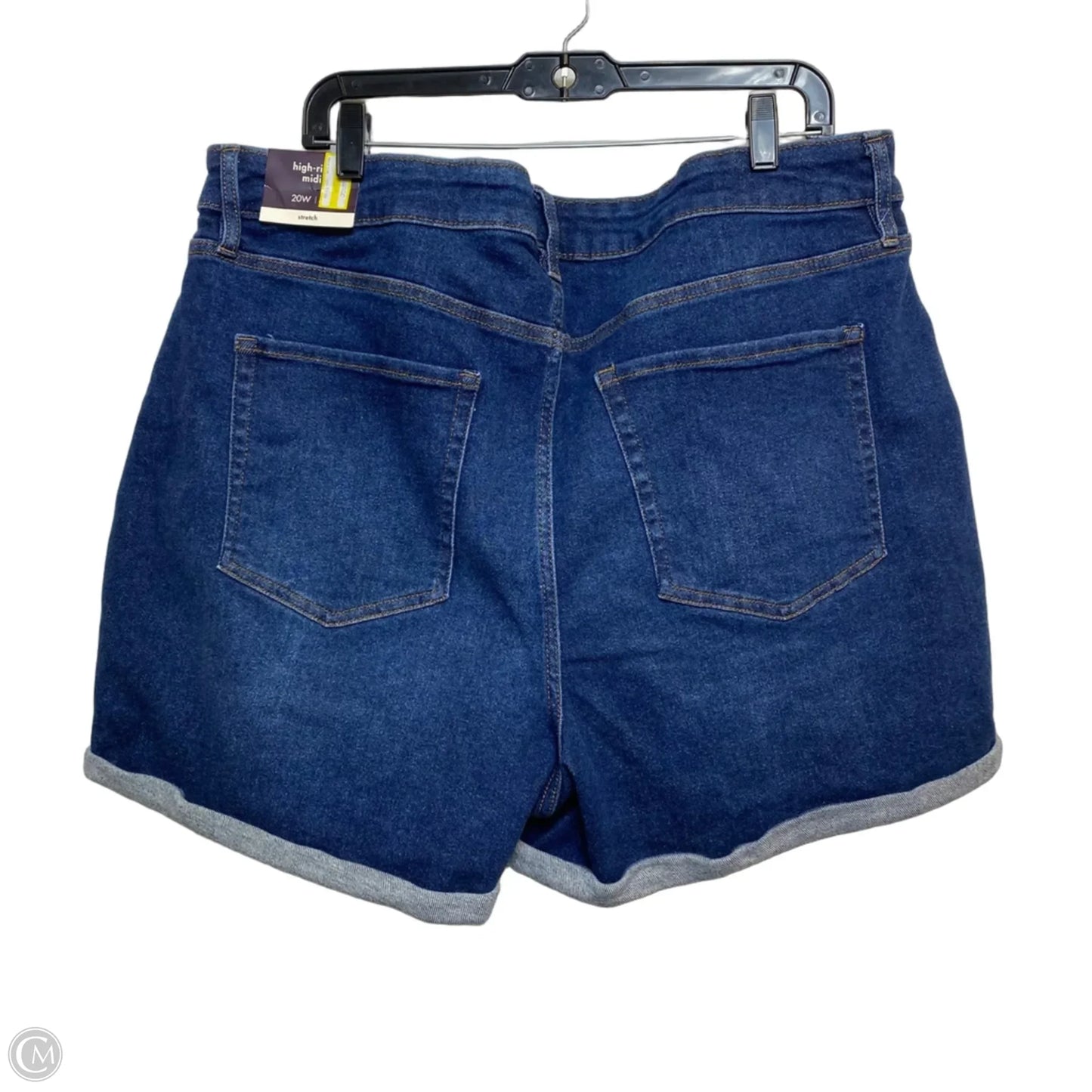 Shorts By Ava & Viv In Blue Denim, Size: 20