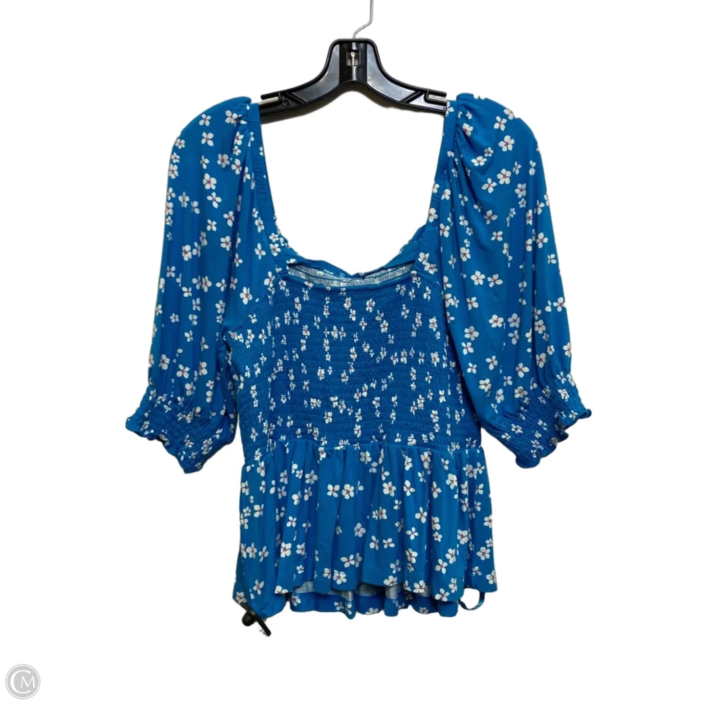 Top Short Sleeve By Draper James In Blue, Size: M