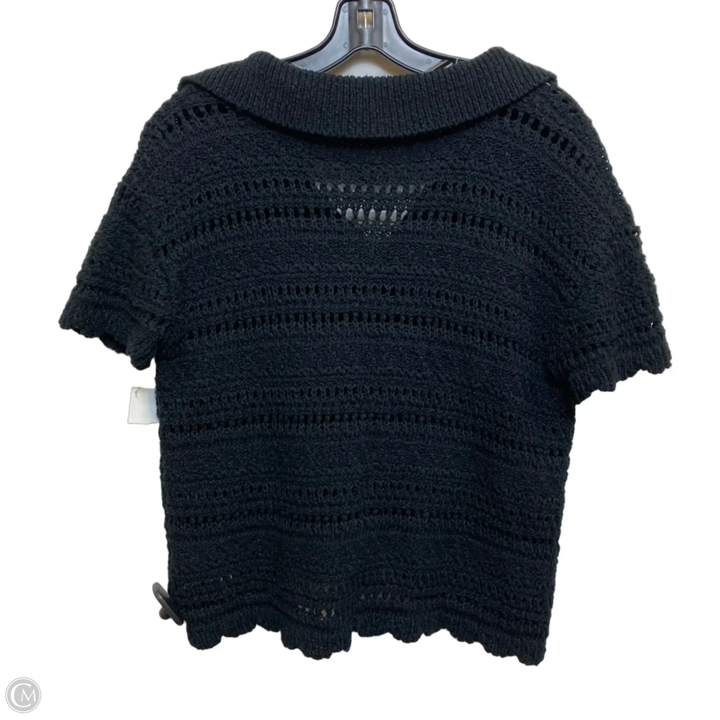 Top Short Sleeve By Francesca's In Black, Size: S