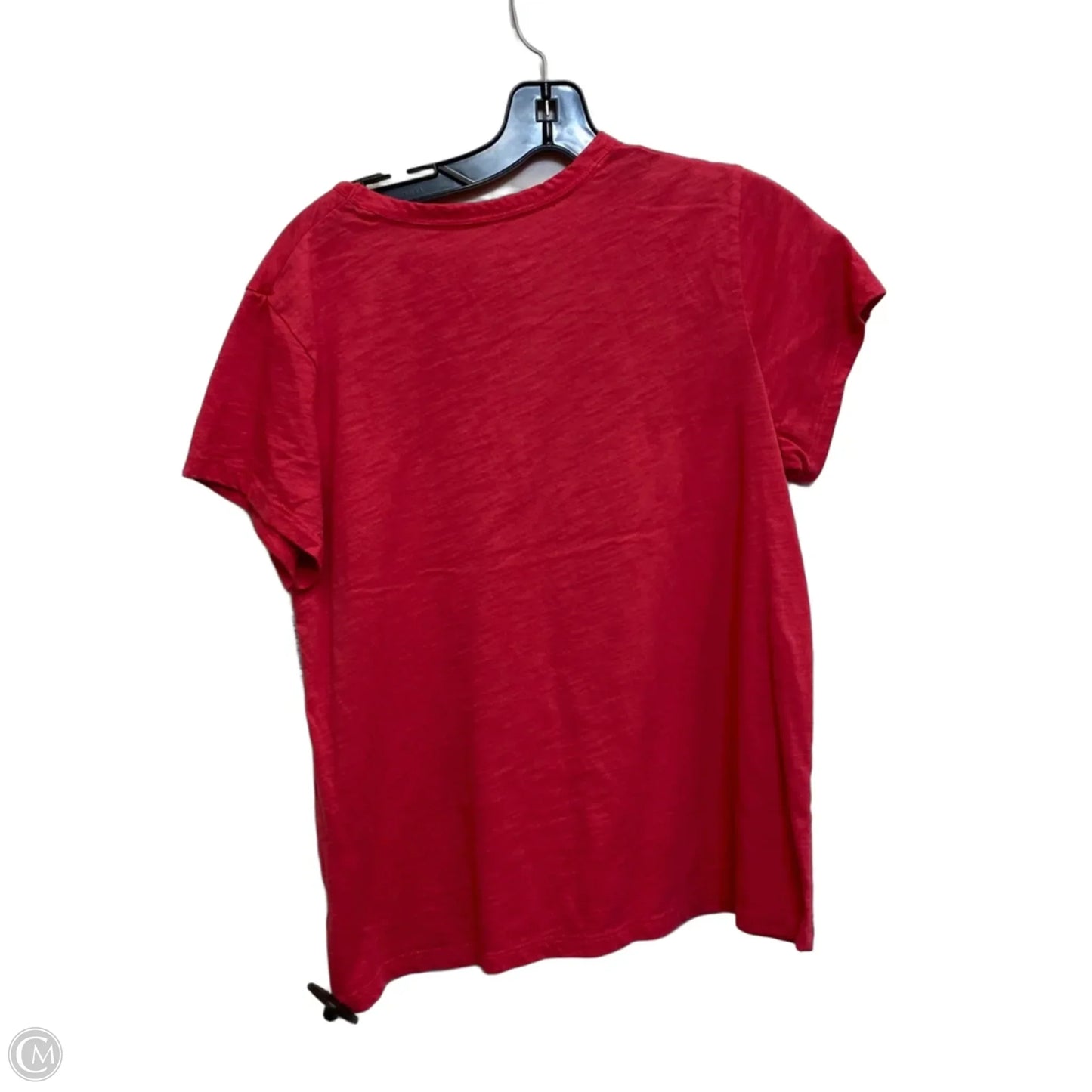 Top Short Sleeve By Time And Tru In Pink, Size: L