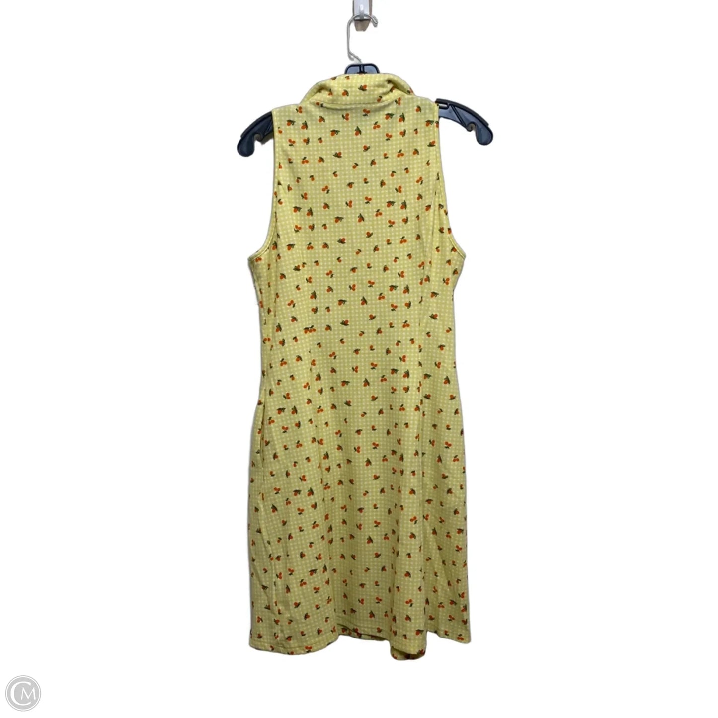 Dress Casual Short By Shein In Yellow, Size: L