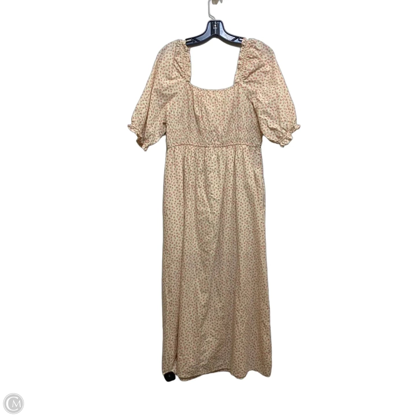 Dress Casual Midi By Wishlist In Tan, Size: L