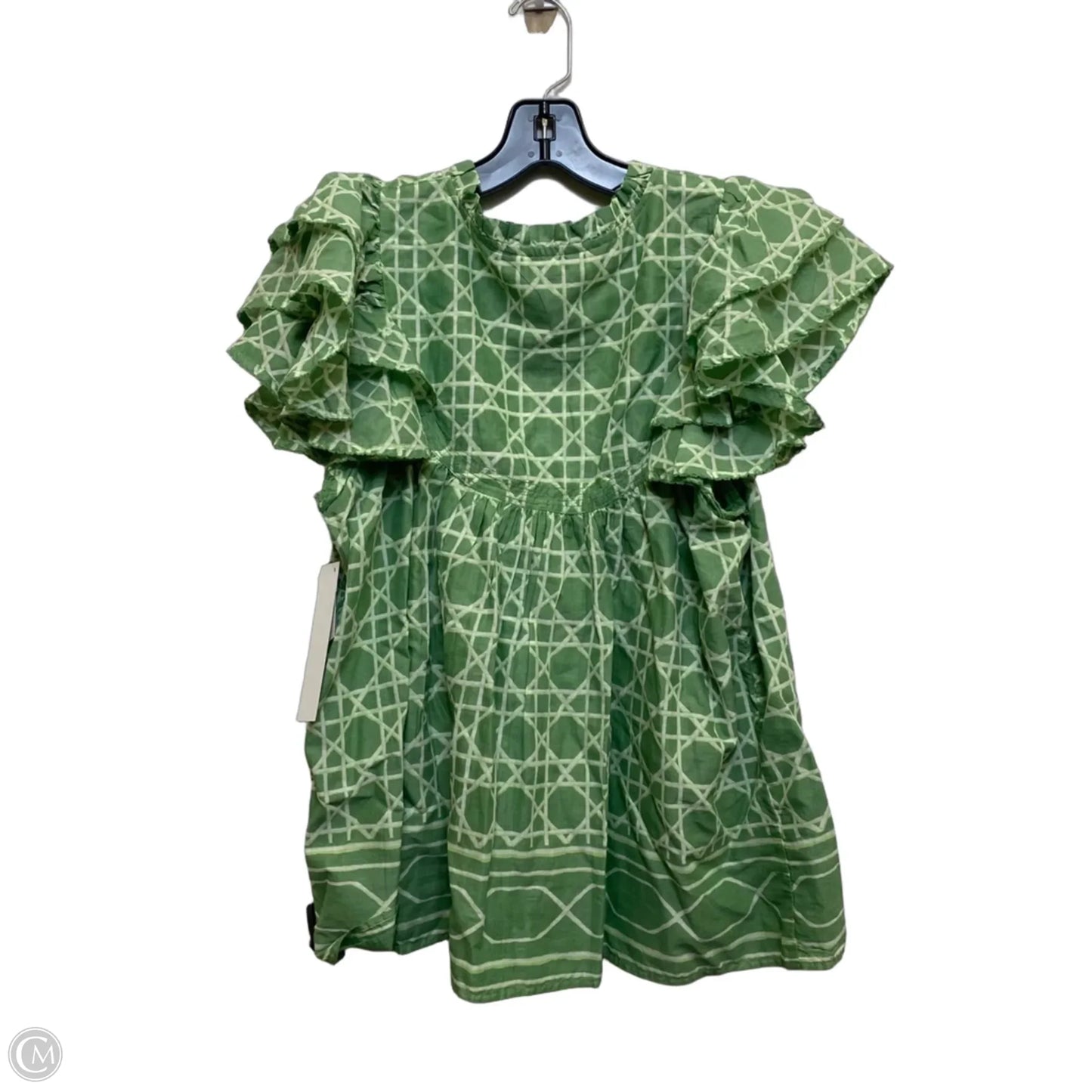 Top Short Sleeve By Crown And Ivy In Green, Size: Xlp