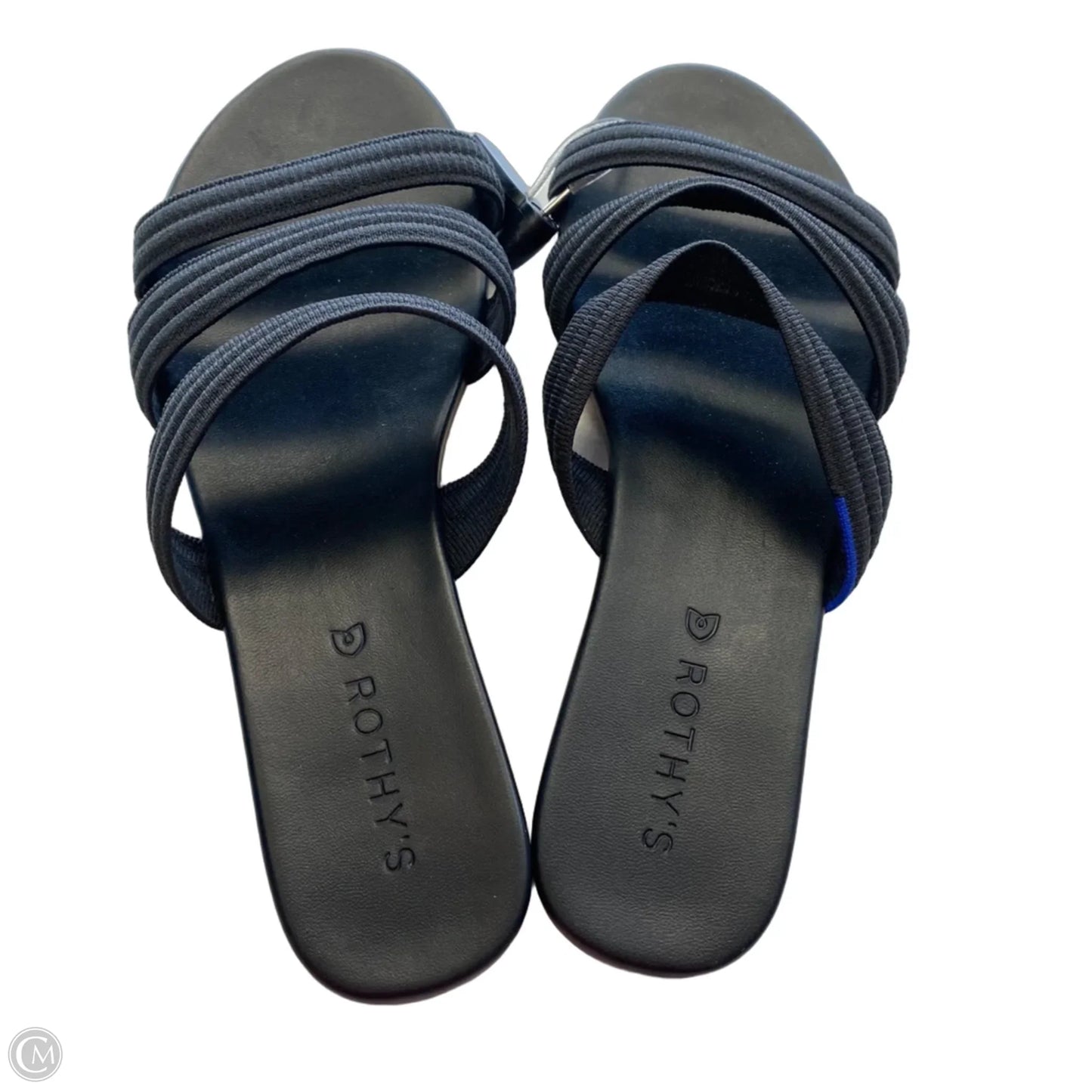 Sandals Designer By Rothys In Black, Size: 8.5