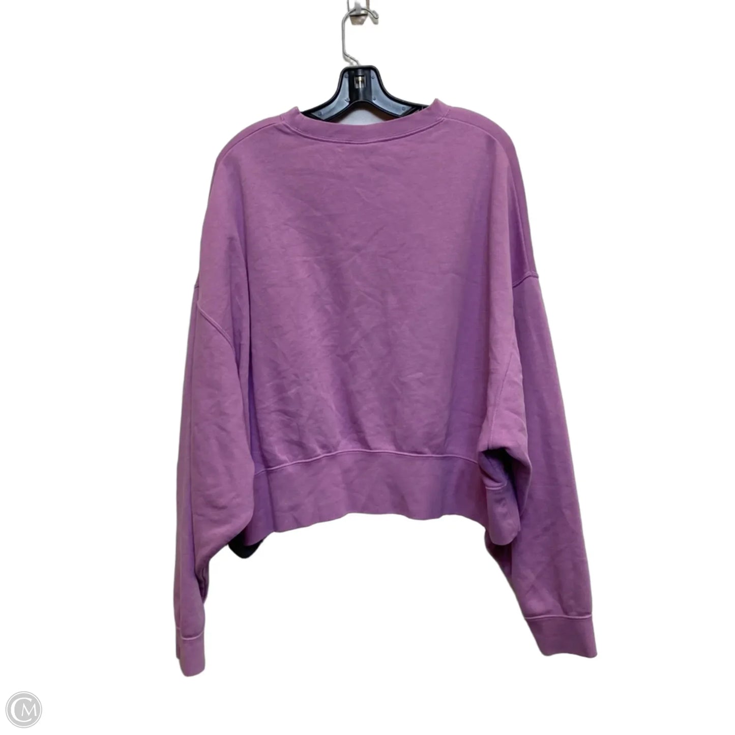 Athletic Sweatshirt Crewneck By Nike Apparel In Purple, Size: M