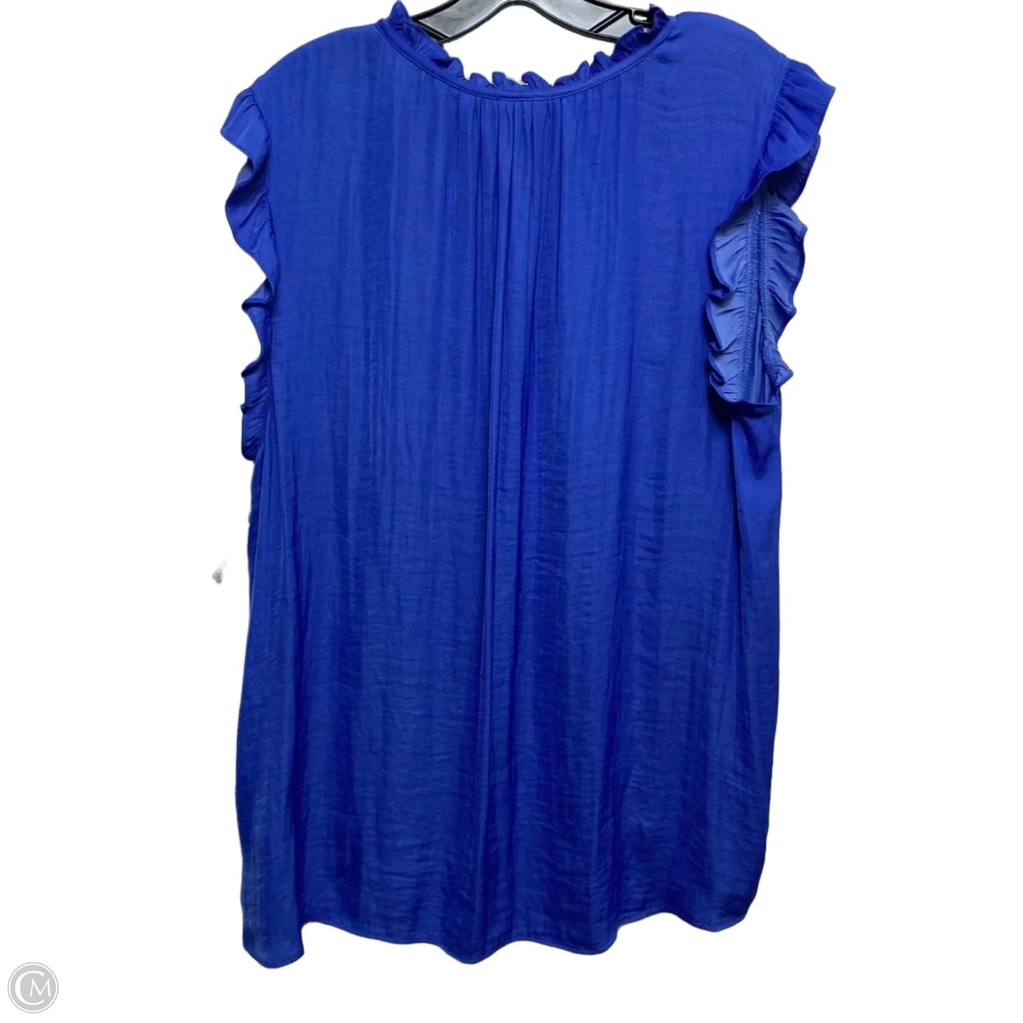 Top Sleeveless By Joie In Blue, Size: 2x