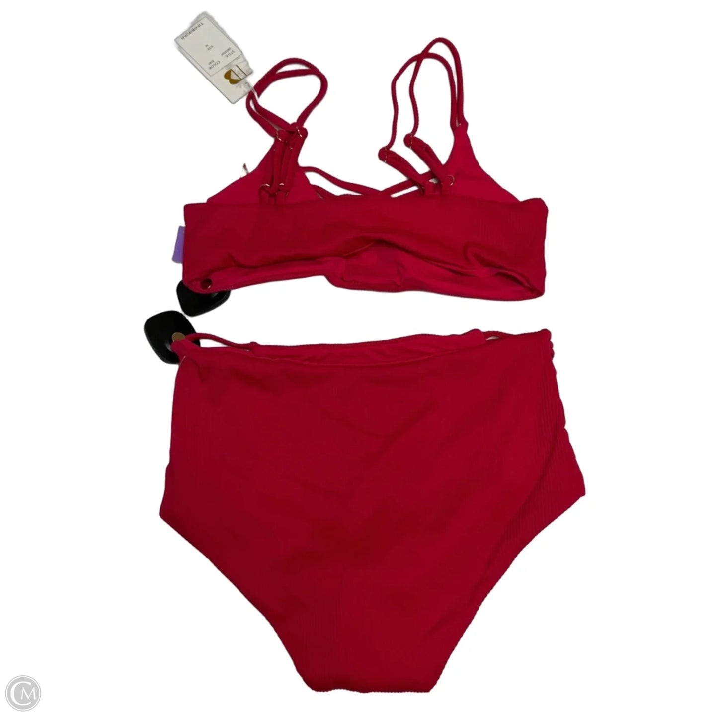 Swimsuit 2pc By Tinibikini In Red, Size: M