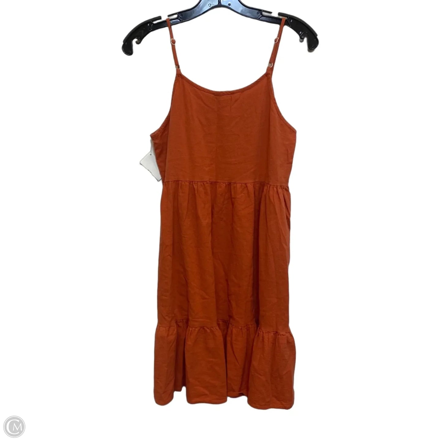 Dress Casual Short By Shein In Orange, Size: Xs