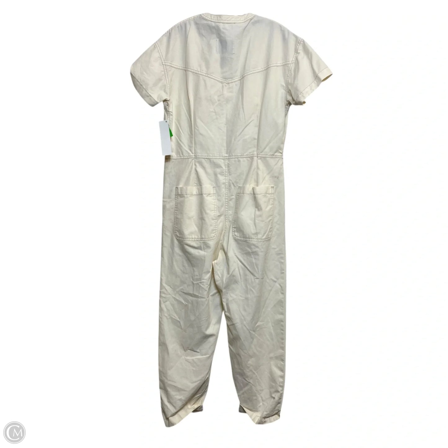 Jumpsuit Designer By Pistola In Cream, Size: M