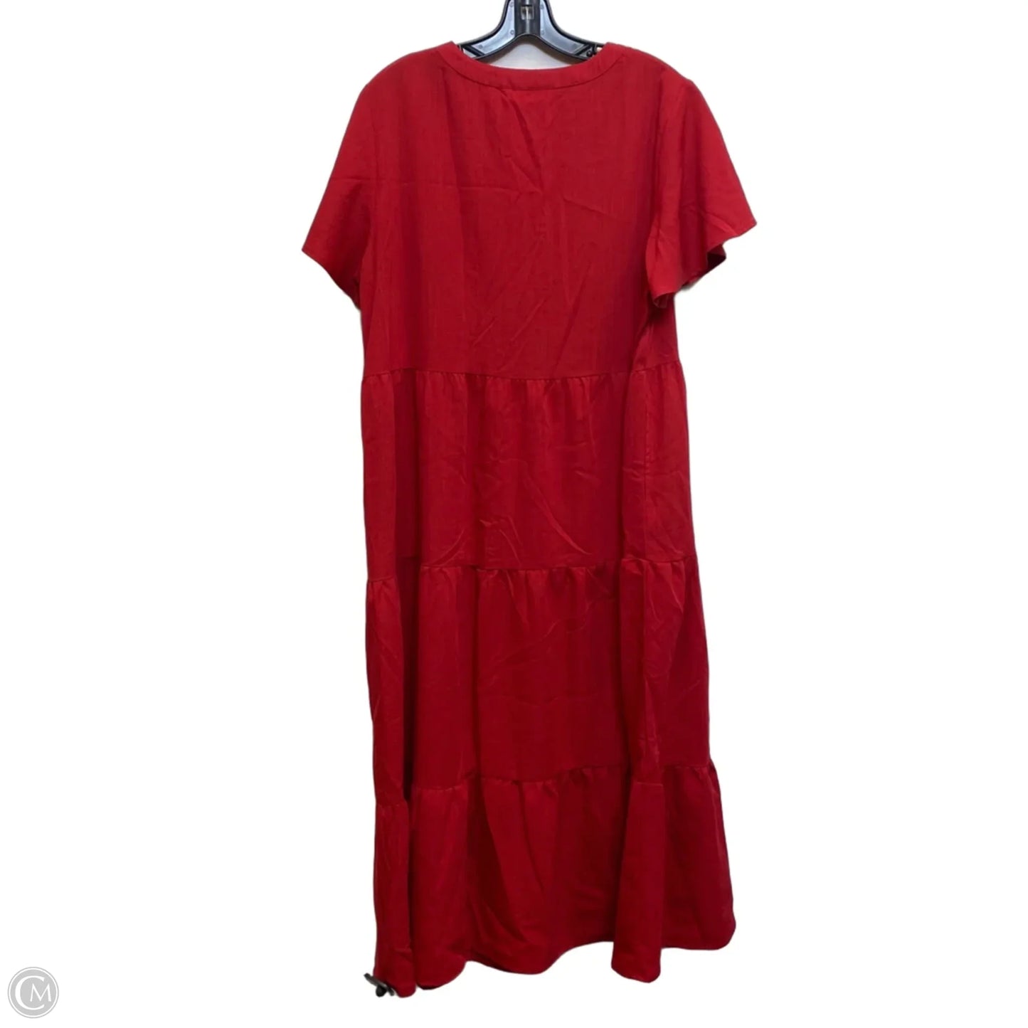 Dress Casual Maxi By Kirundo In Red, Size: Xl