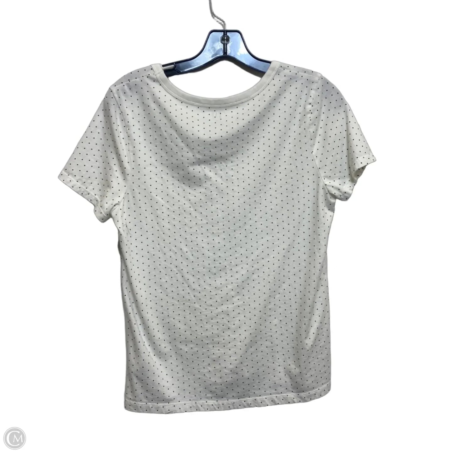 Top Short Sleeve By Gap In White, Size: M