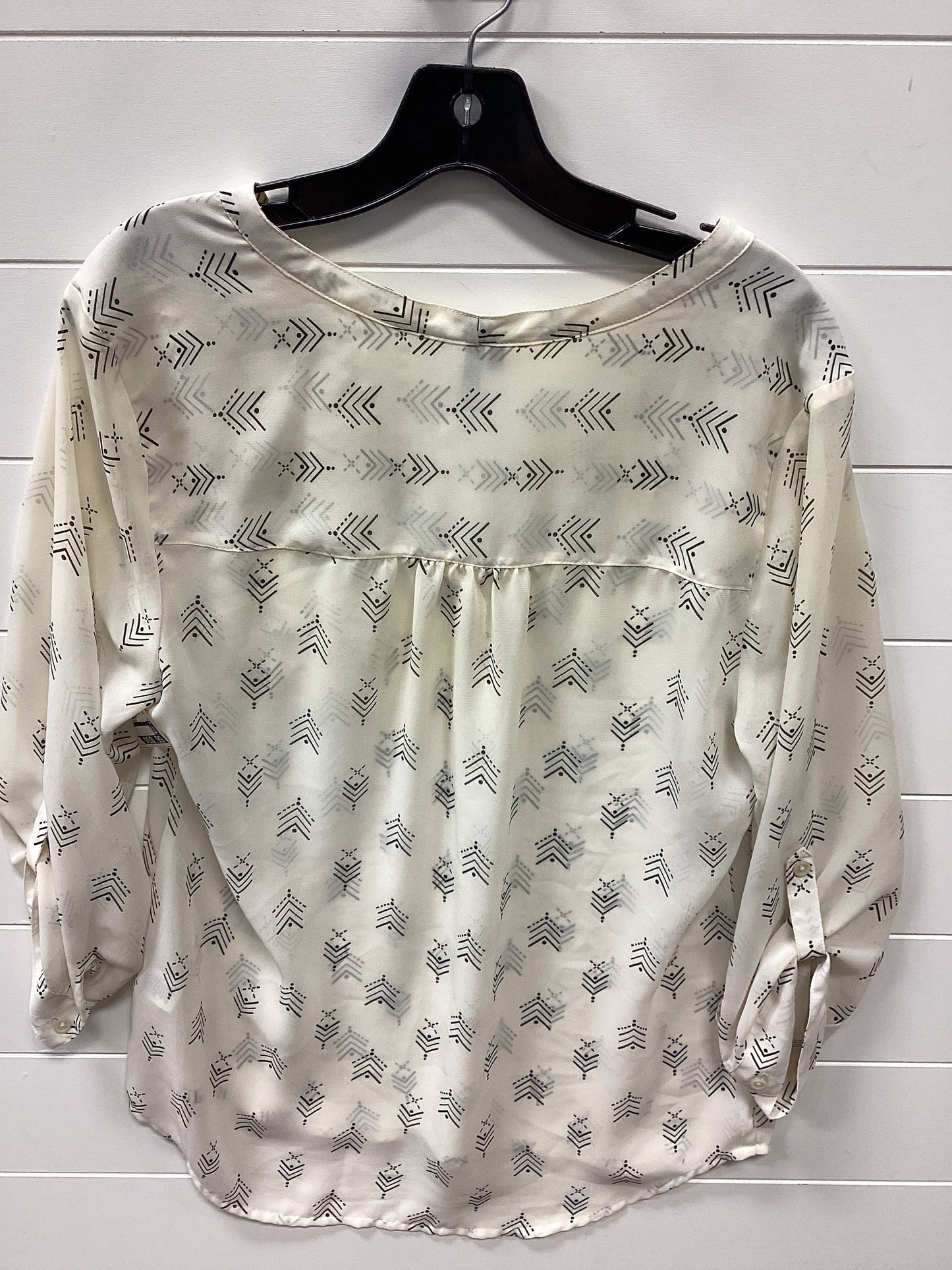 Top Ls By Maurices In Cream, Size:L