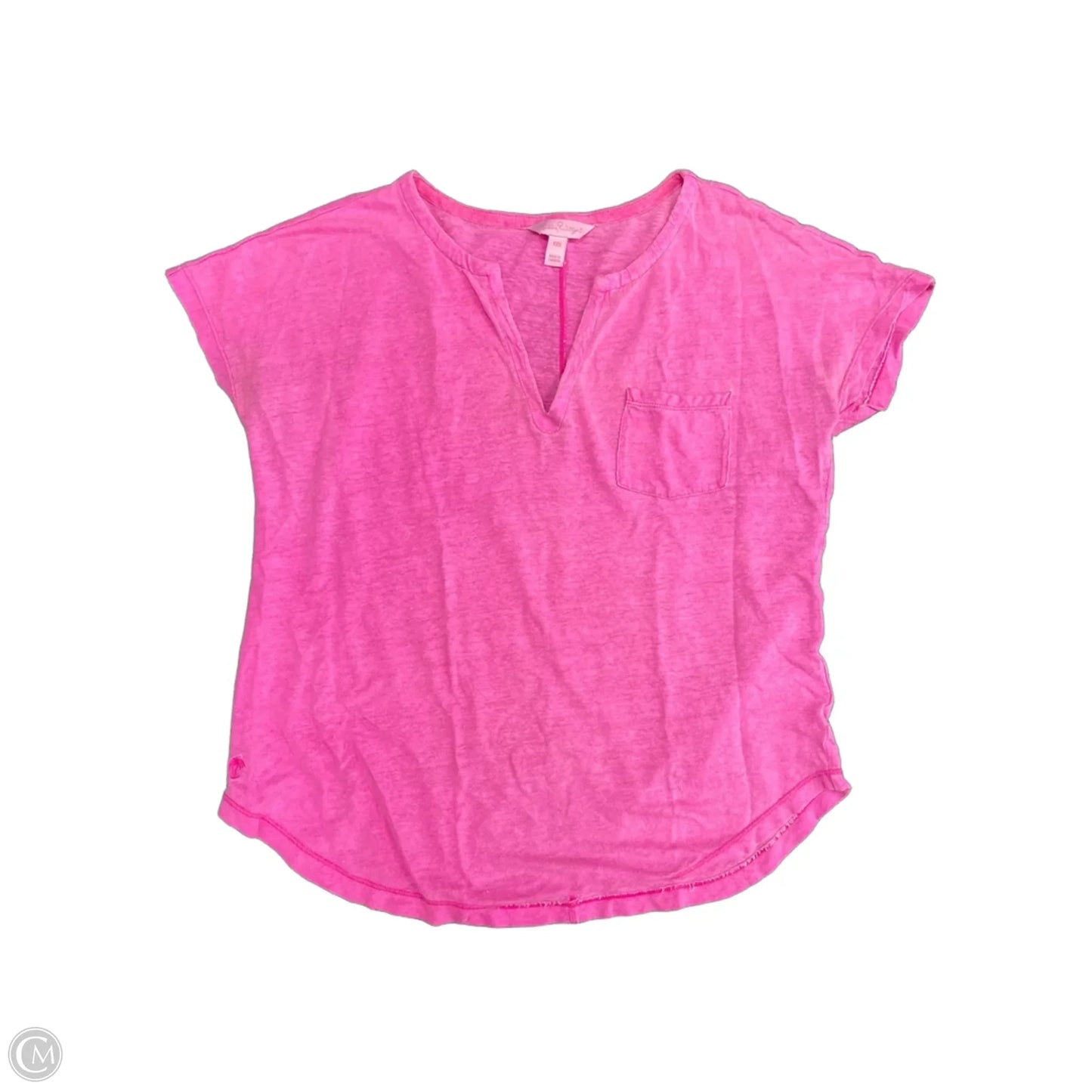 Top Short Sleeve By Lilly Pulitzer In Pink, Size: Xxs