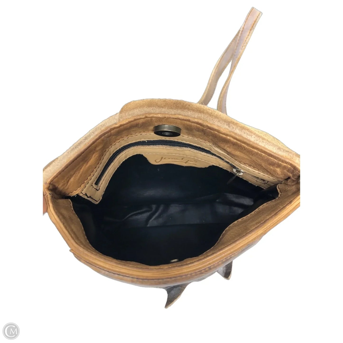 Crossbody Leather By Clothes Mentor, Size: Small