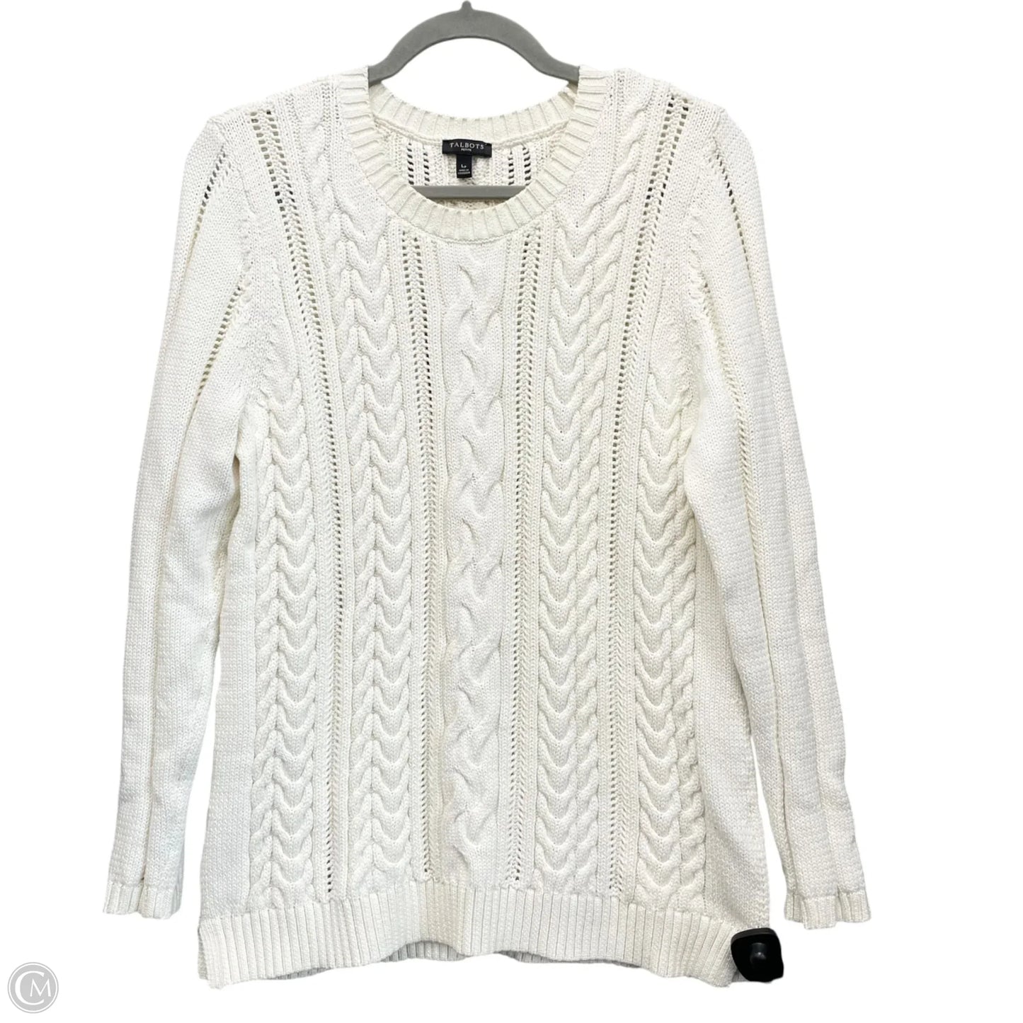 Sweater By Talbots In Beige, Size: Lp
