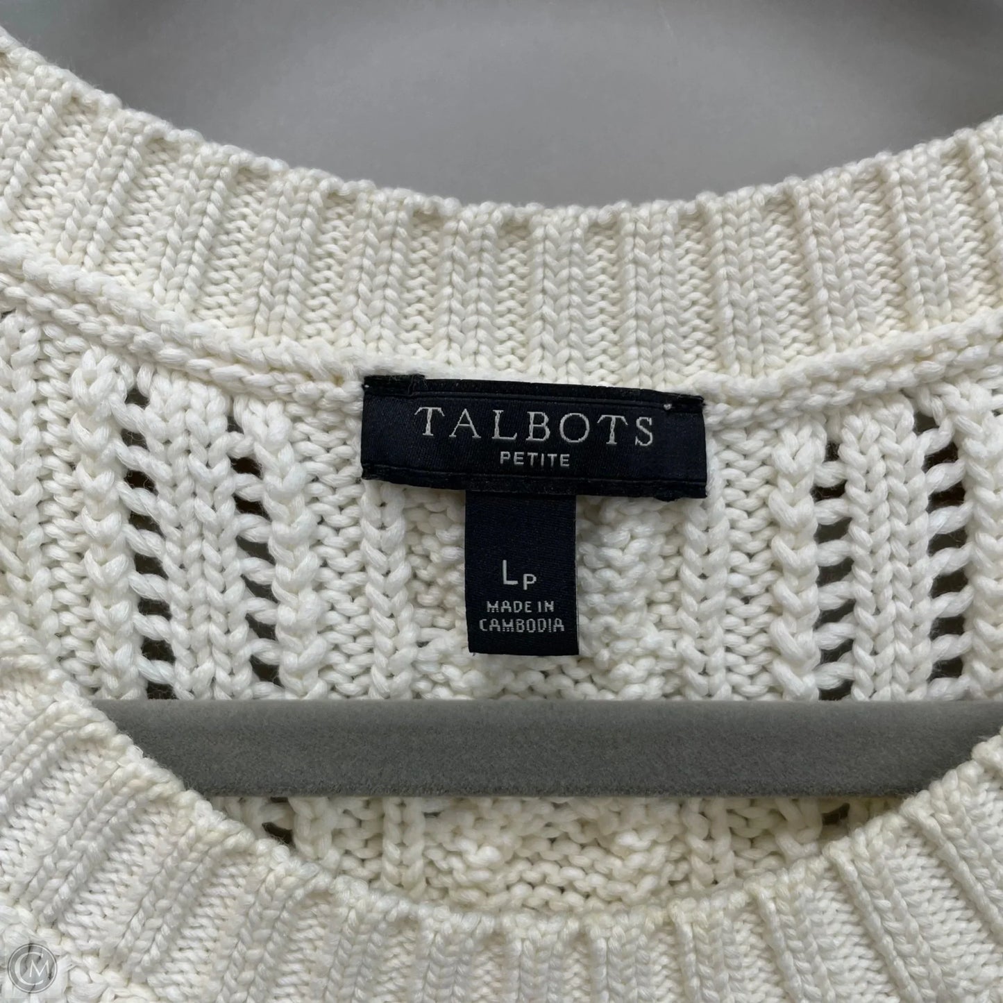 Sweater By Talbots In Beige, Size: Lp