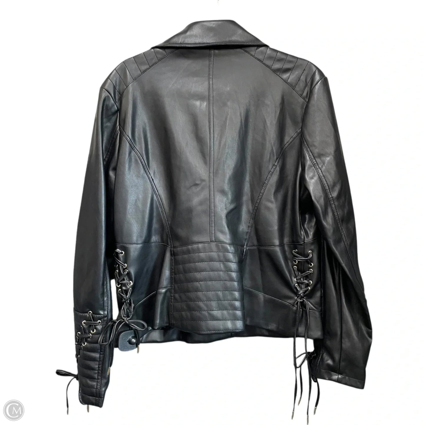 Jacket Moto By Guess In Black, Size: Xl