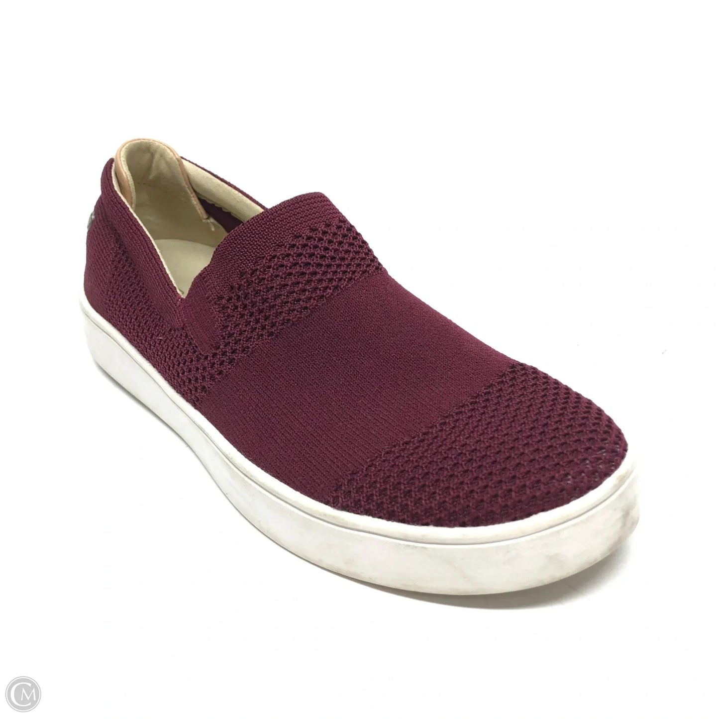 Shoes Flats By Spenco In Maroon, Size: 8
