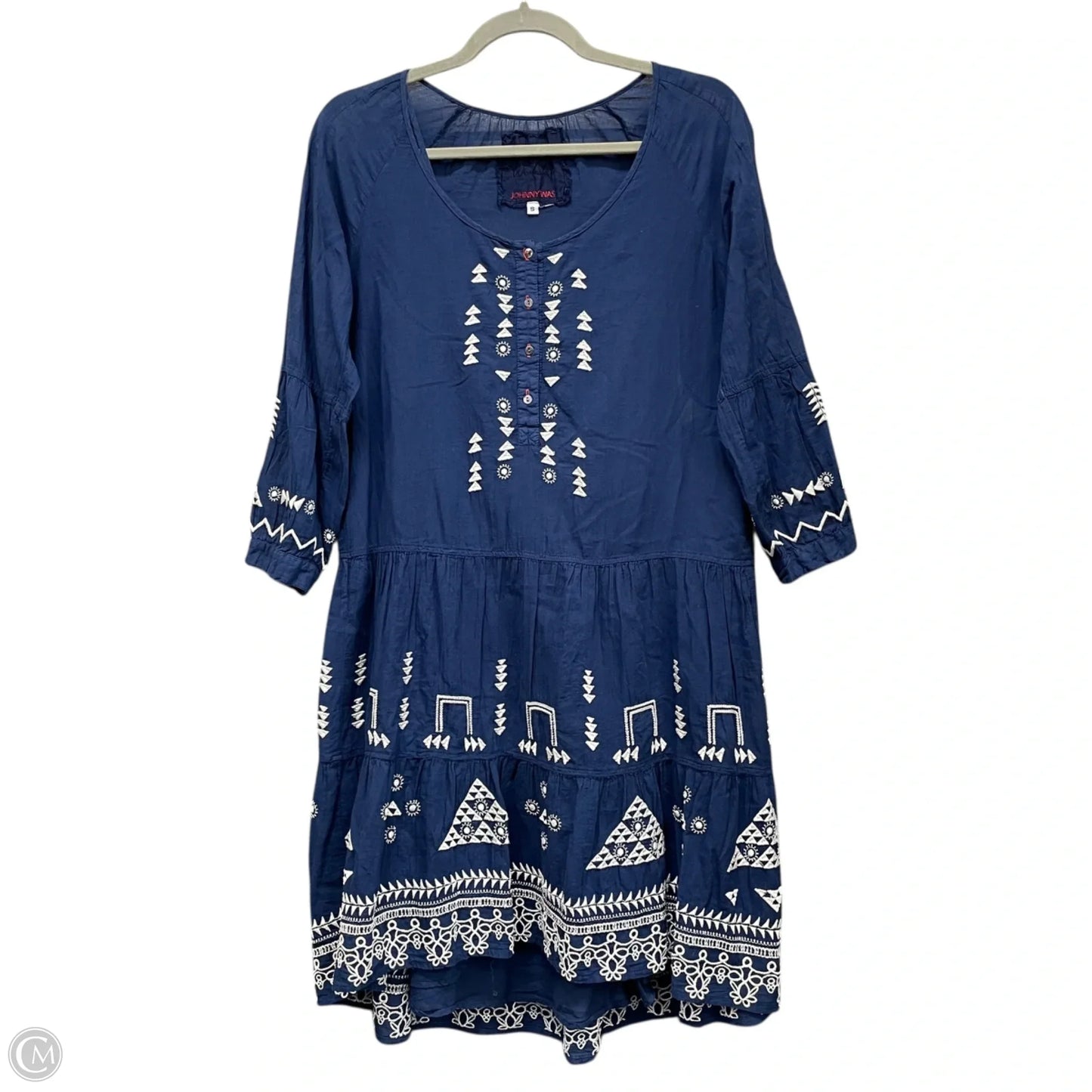 Dress Casual Short By Johnny Was In Navy, Size: S