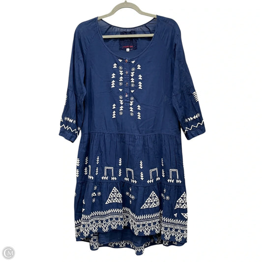 Dress Casual Short By Johnny Was In Navy, Size: S