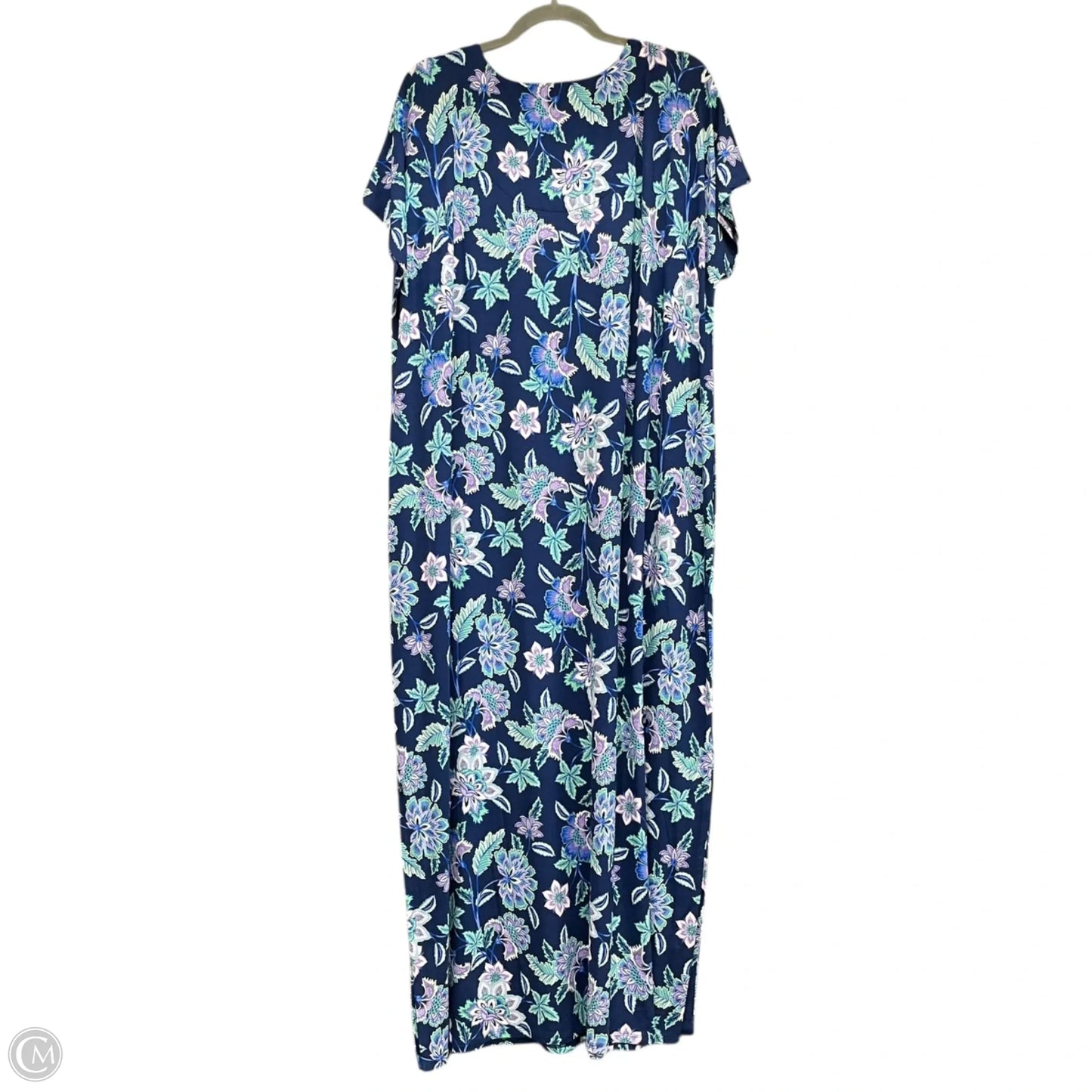 Dress Casual Maxi By J. Jill In Blue, Size: Xl