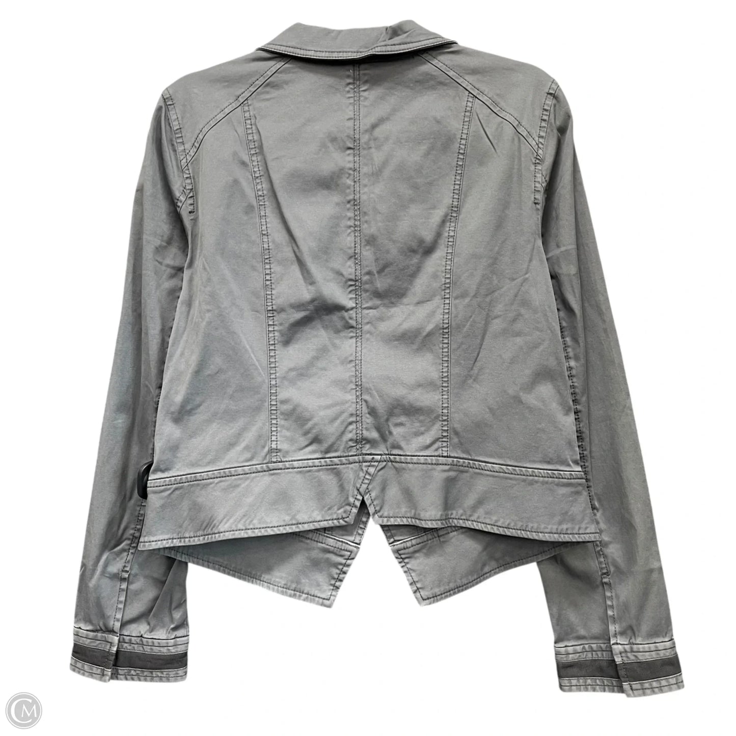 Jacket Denim By White House Black Market In Grey Denim, Size: 10