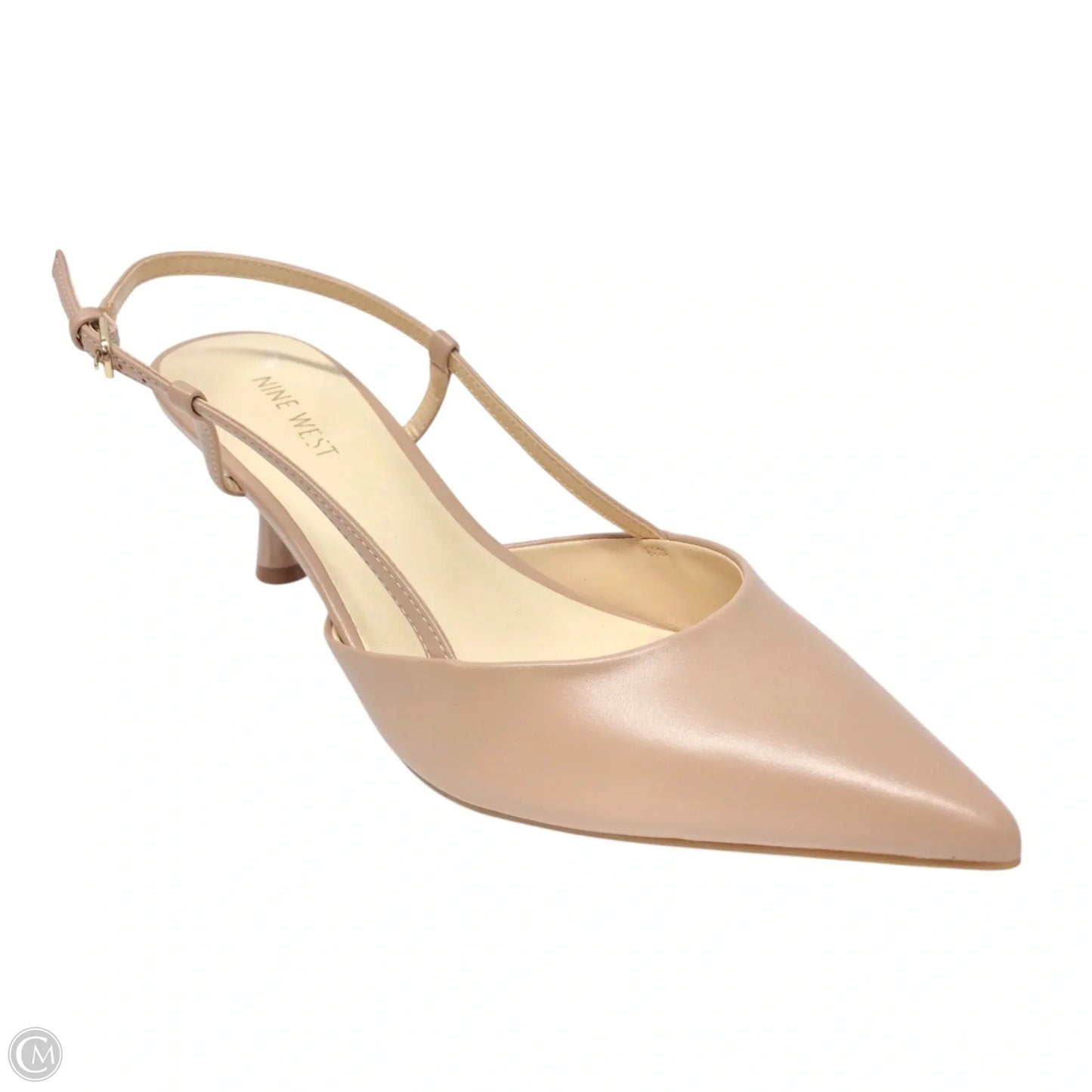 Shoes Heels Kitten By Nine West In Tan, Size: 10