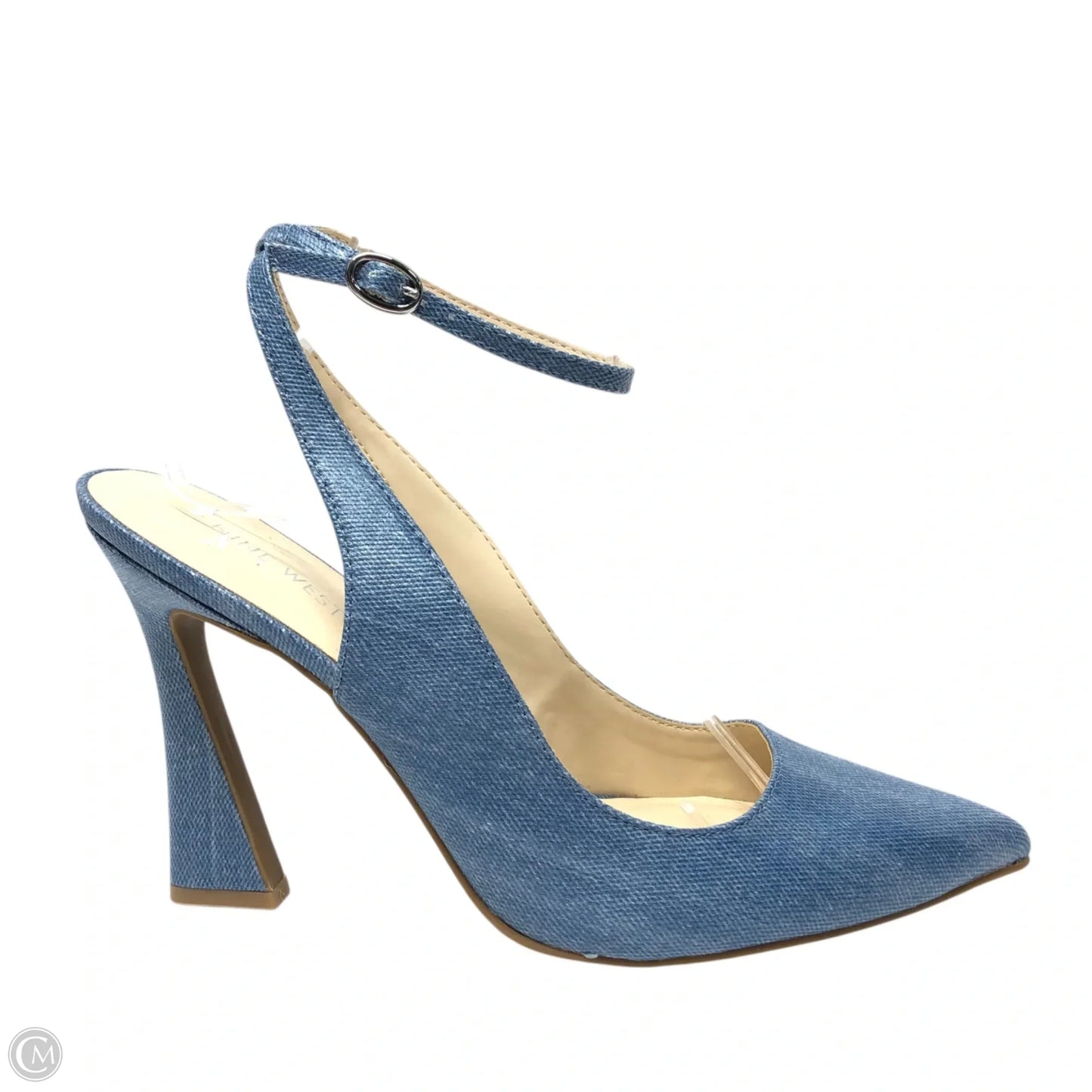 Shoes Heels Platform By Nine West In Blue, Size: 11