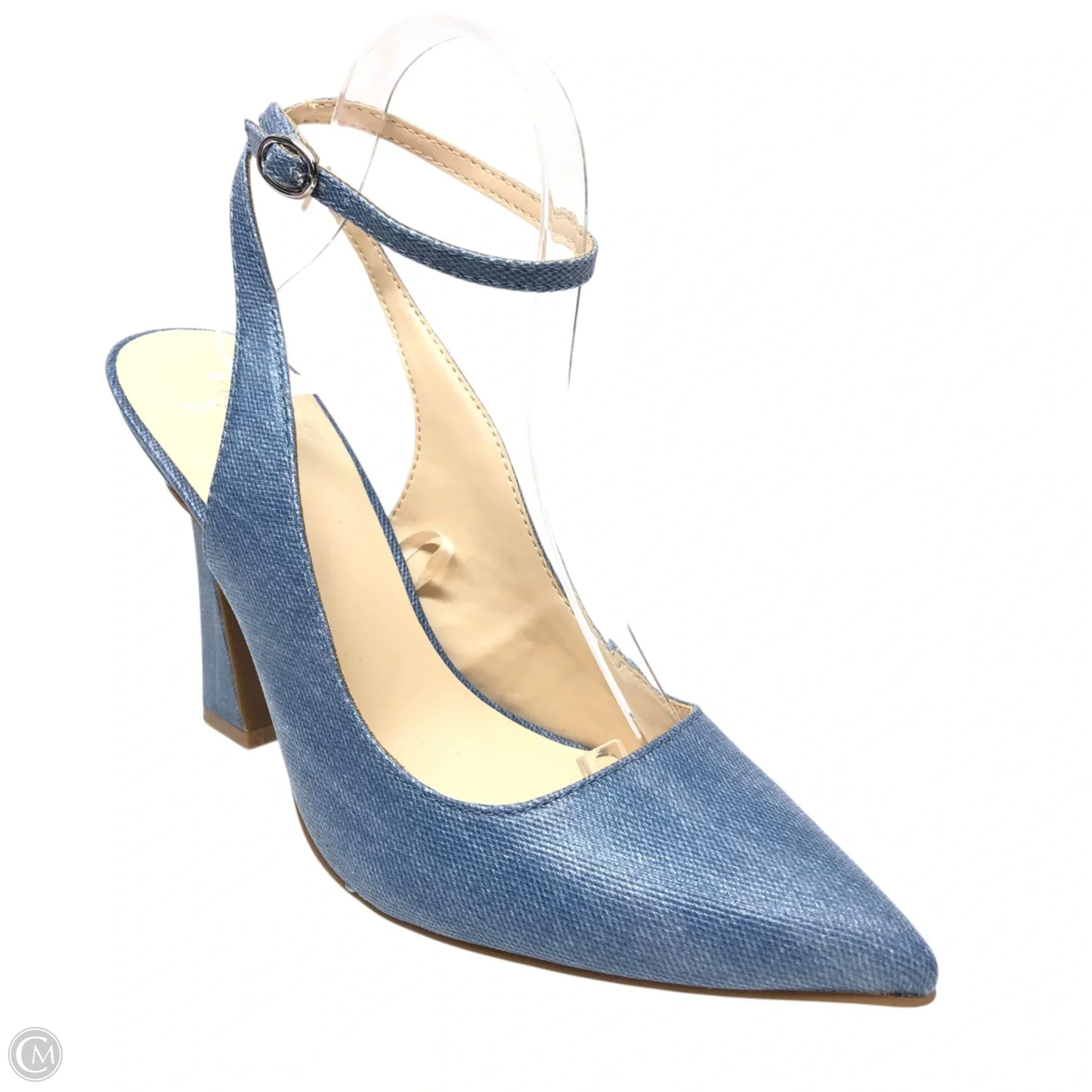 Shoes Heels Platform By Nine West In Blue, Size: 11