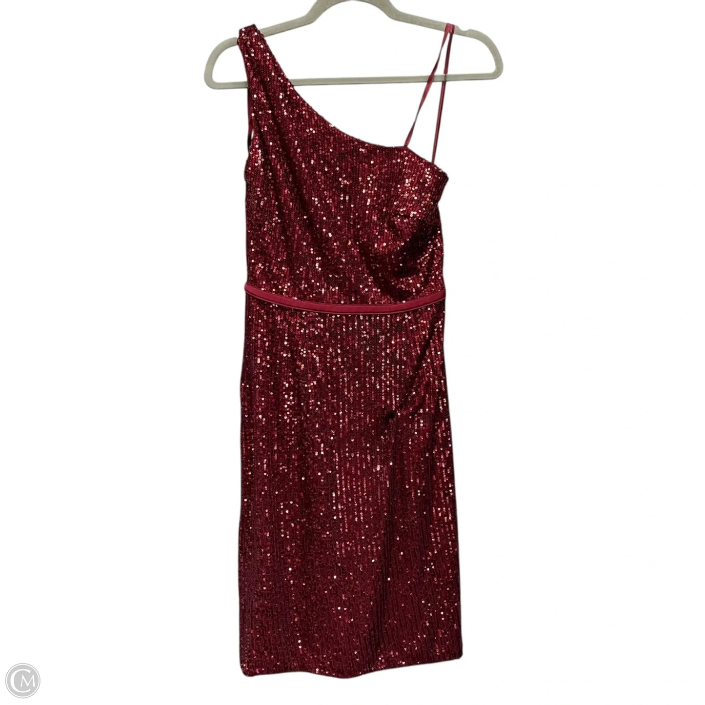 Dress Party Short By Mac Duggal In Maroon, Size: 2