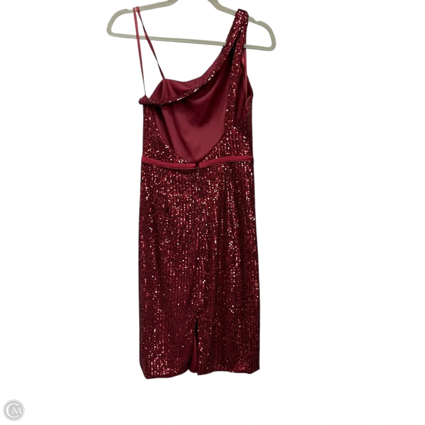 Dress Party Short By Mac Duggal In Maroon, Size: 2