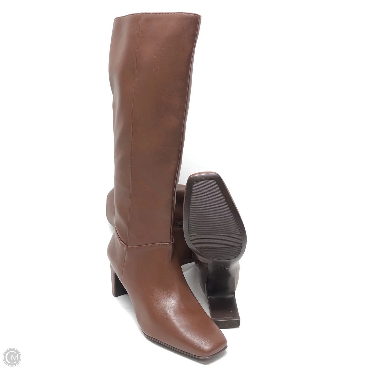 Boots Knee Heels By Naturalizer In Brown, Size: 7