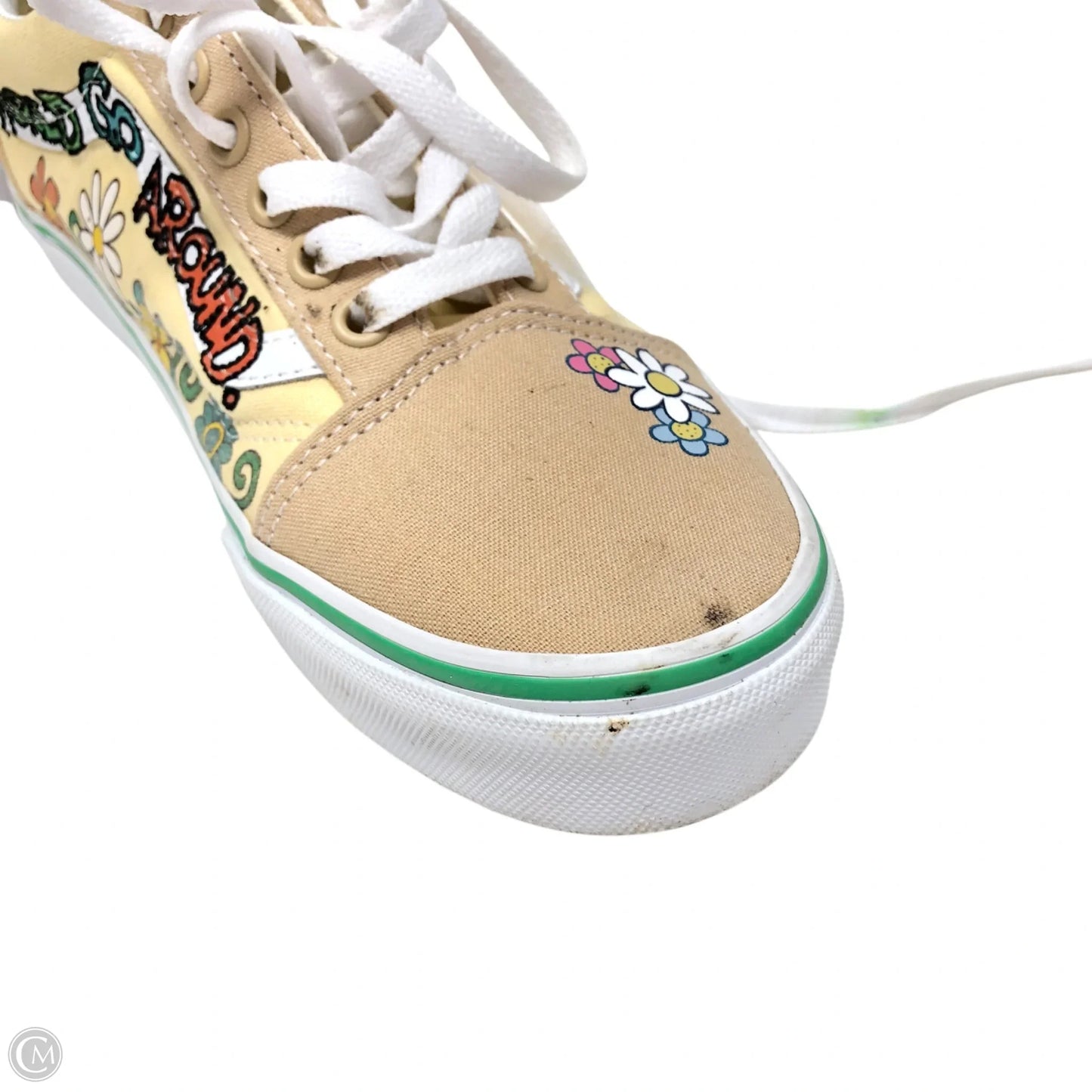 Shoes Sneakers By Vans In Yellow, Size: 8.5