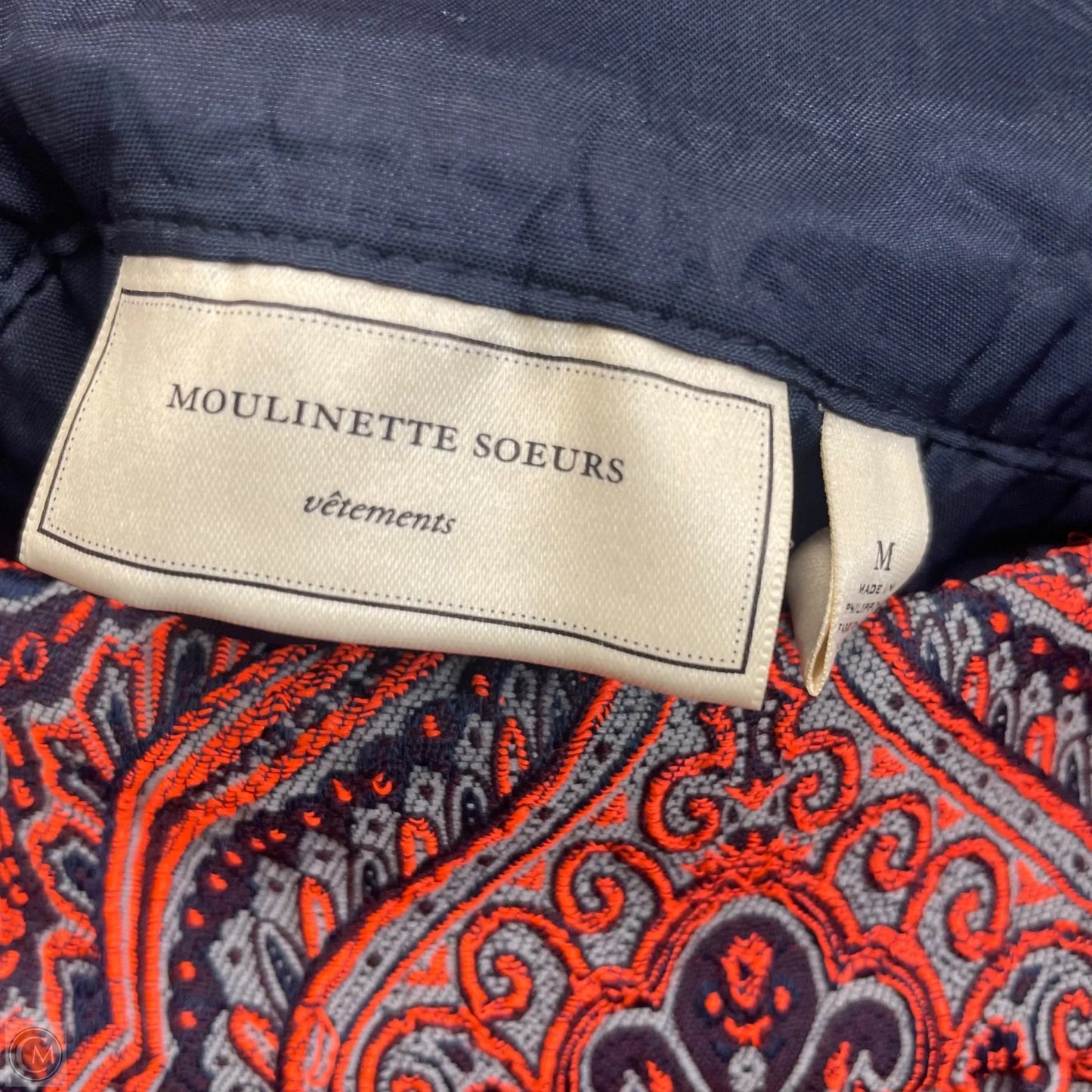Skirt Mini & Short By Moulinette Soeurs In Blue & Orange, Size: M