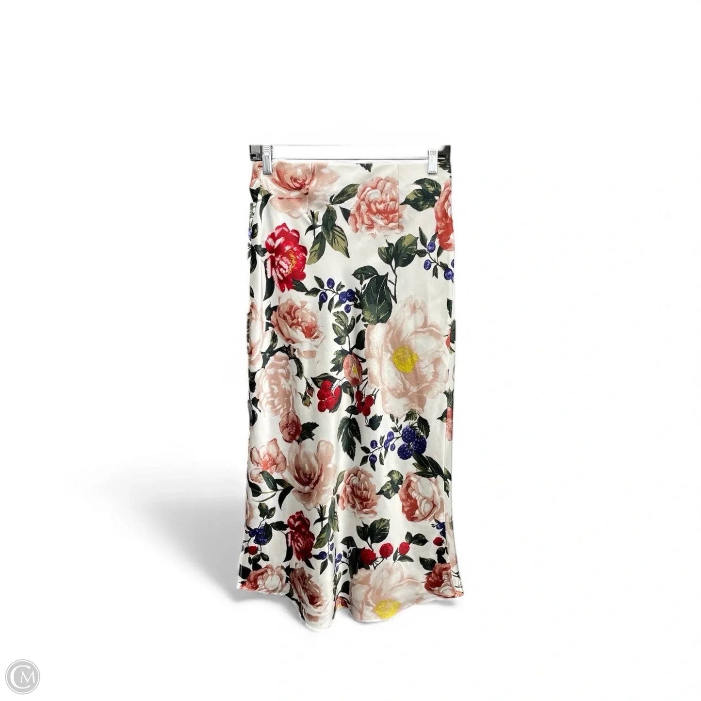 Skirt Midi By Skies Are Blue In Floral Print, Size: S