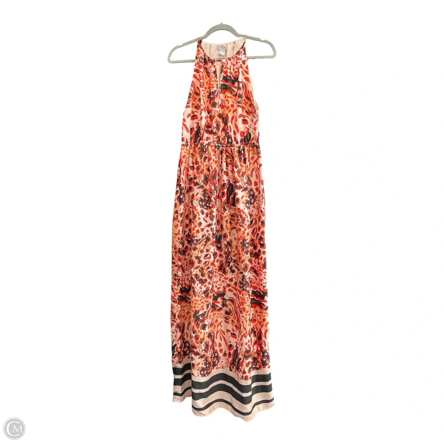 Dress Casual Maxi By H&m In Black & Red, Size: 6