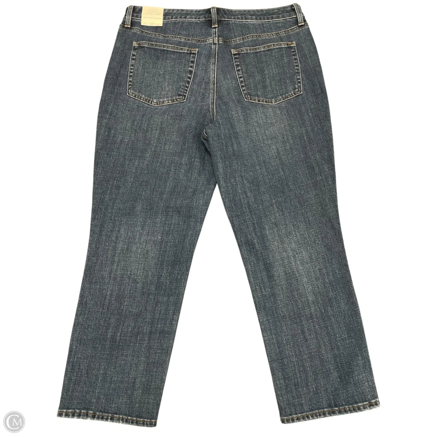 Jeans Straight By Talbots In Blue Denim, Size: 14p