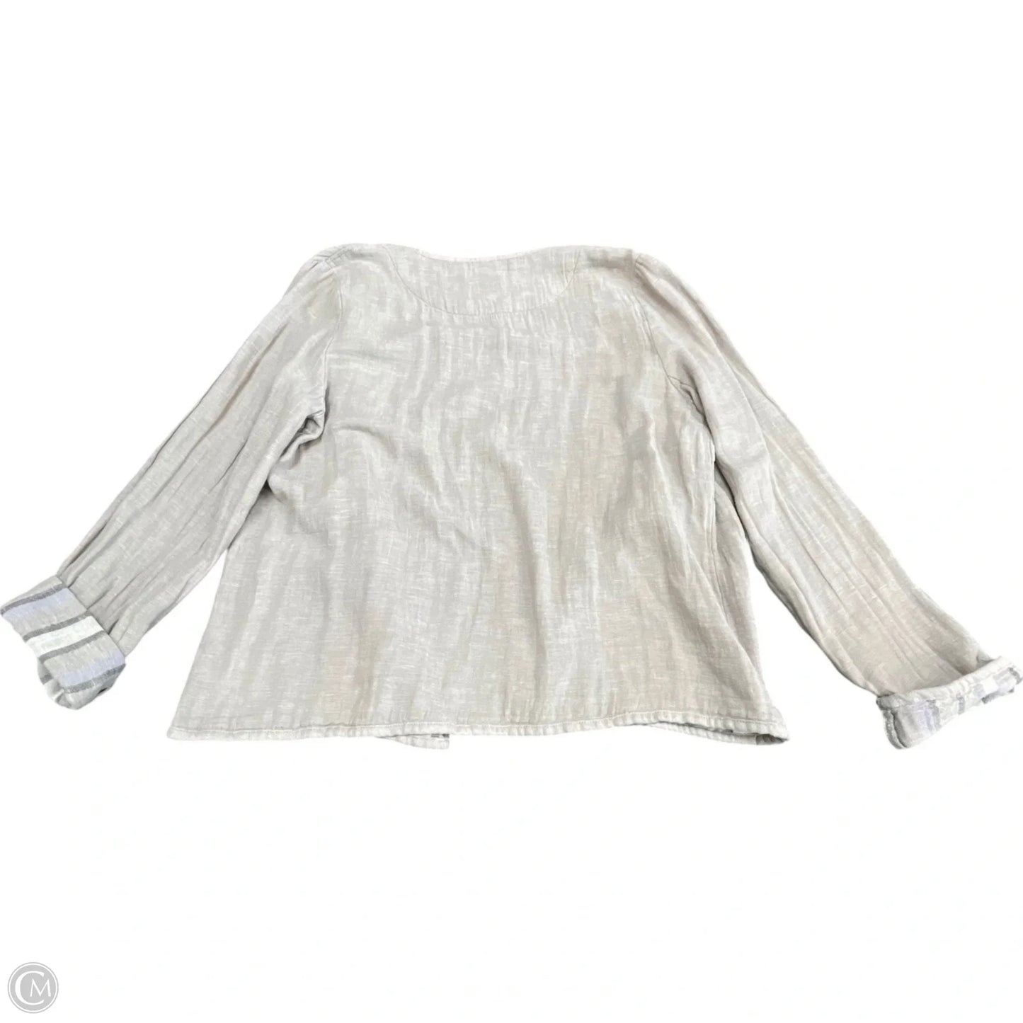 Jacket Other By Tahari In Taupe, Size: L
