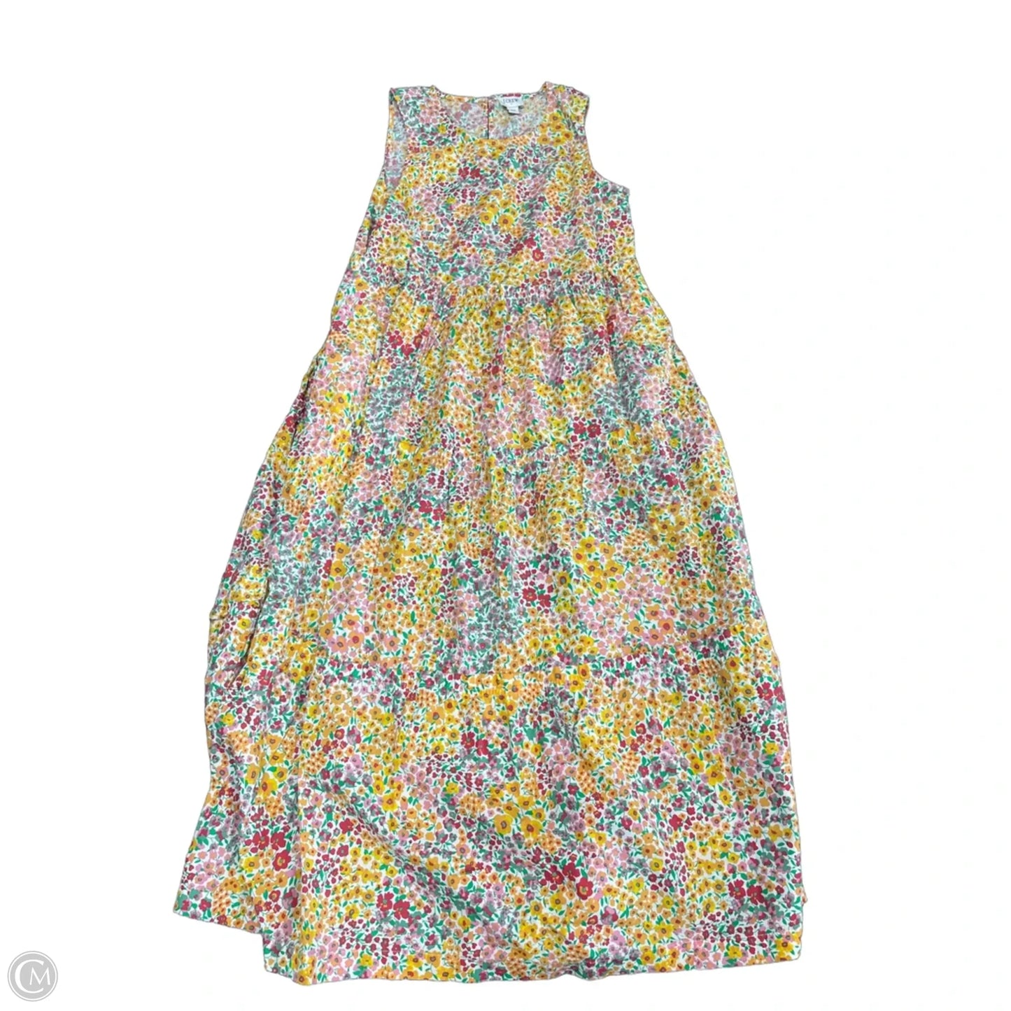 Dress Casual Midi By J. Crew In Floral Print, Size: 0