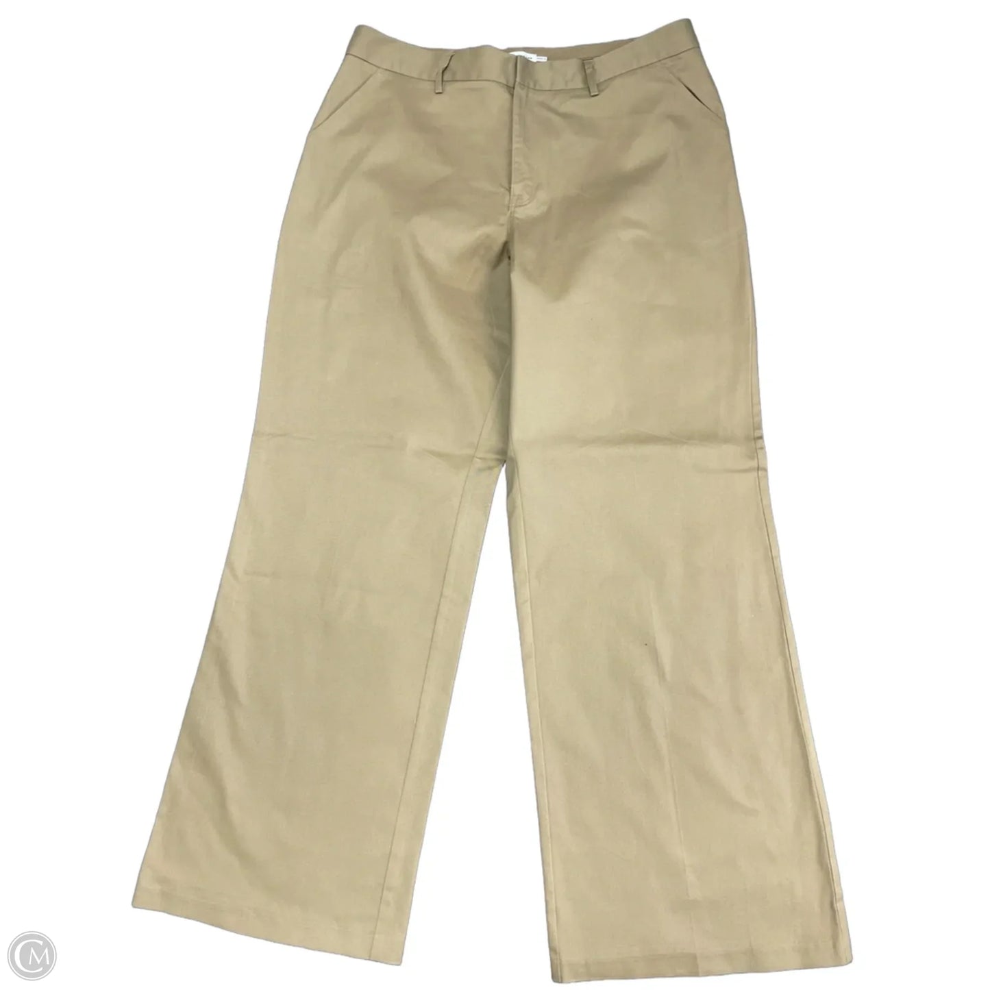 Pants Wide Leg By Good American In Tan, Size: 14