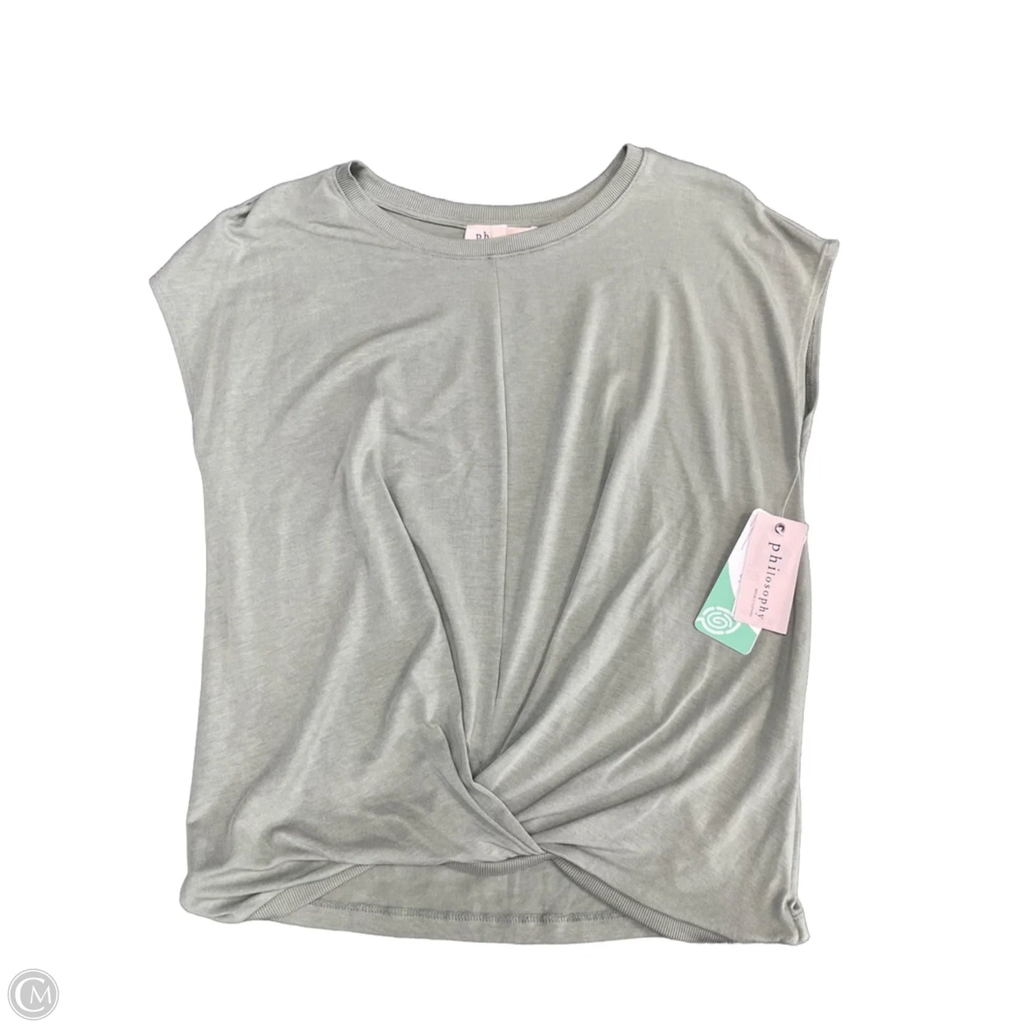 Top Short Sleeve By Philosophy In Green, Size: S