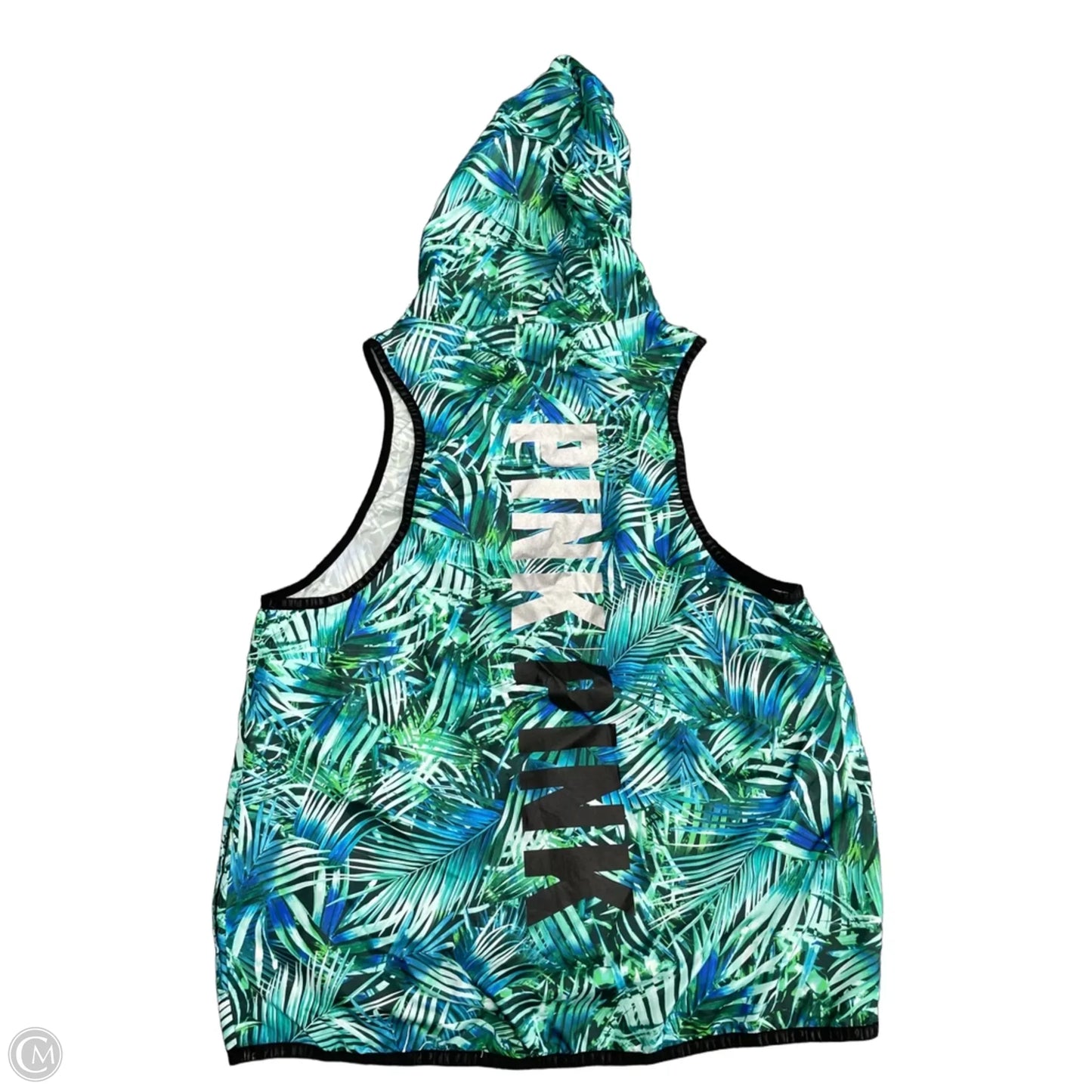 Vest Other By Pink In Blue & Green, Size: M