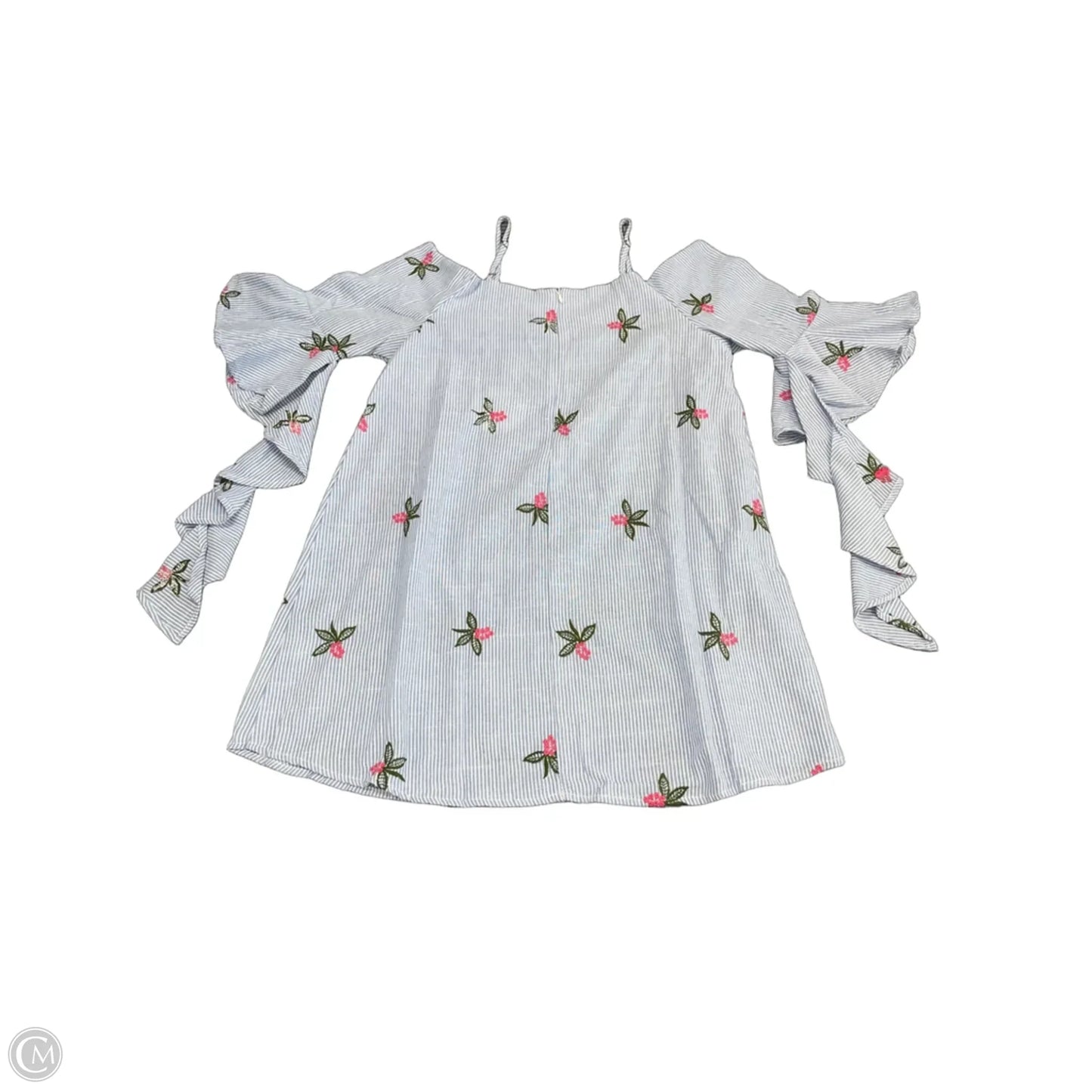 Top 3/4 Sleeve By Hayden La In Blue, Size: S