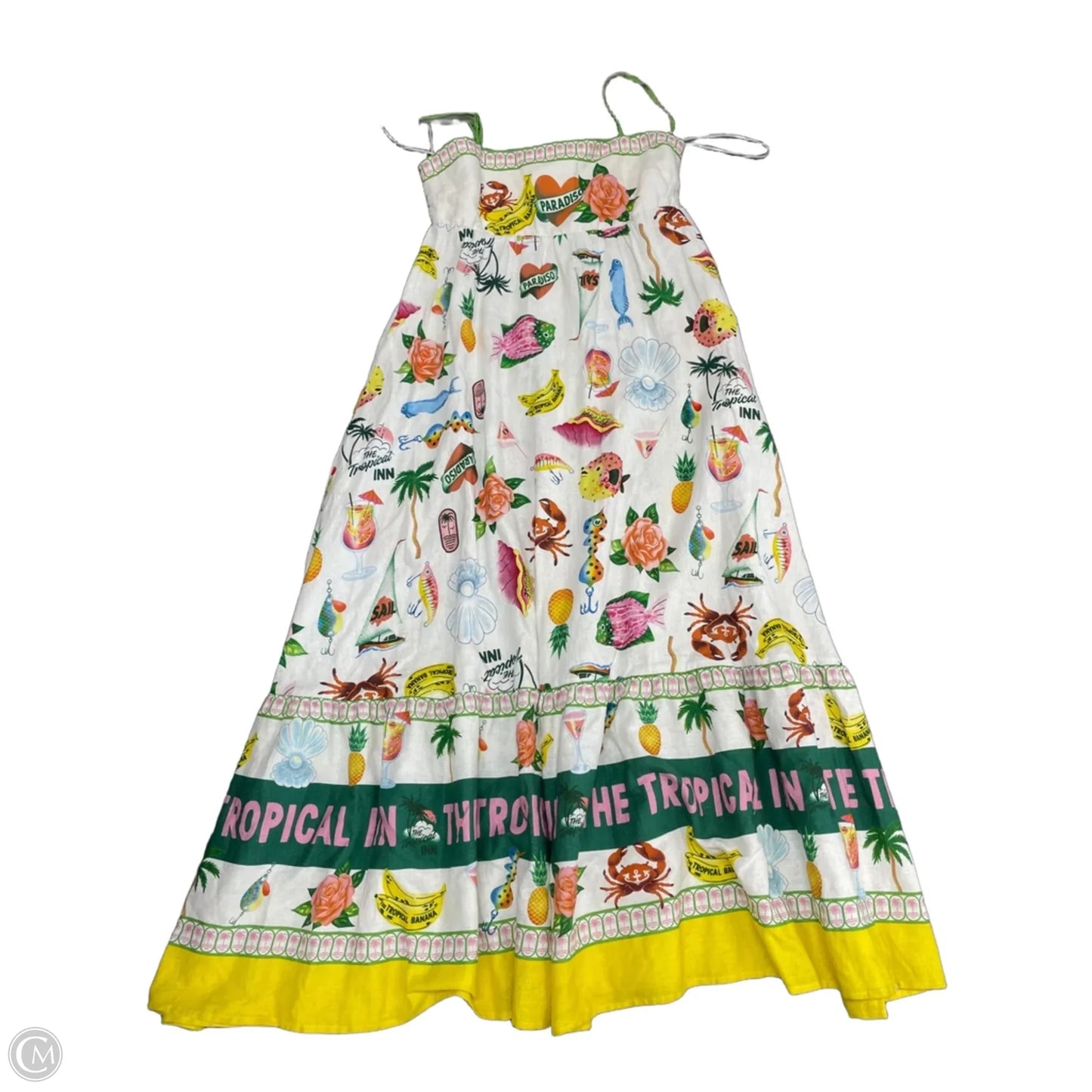Dress Casual Midi By Rachel Zoe In Tropical Print, Size: S