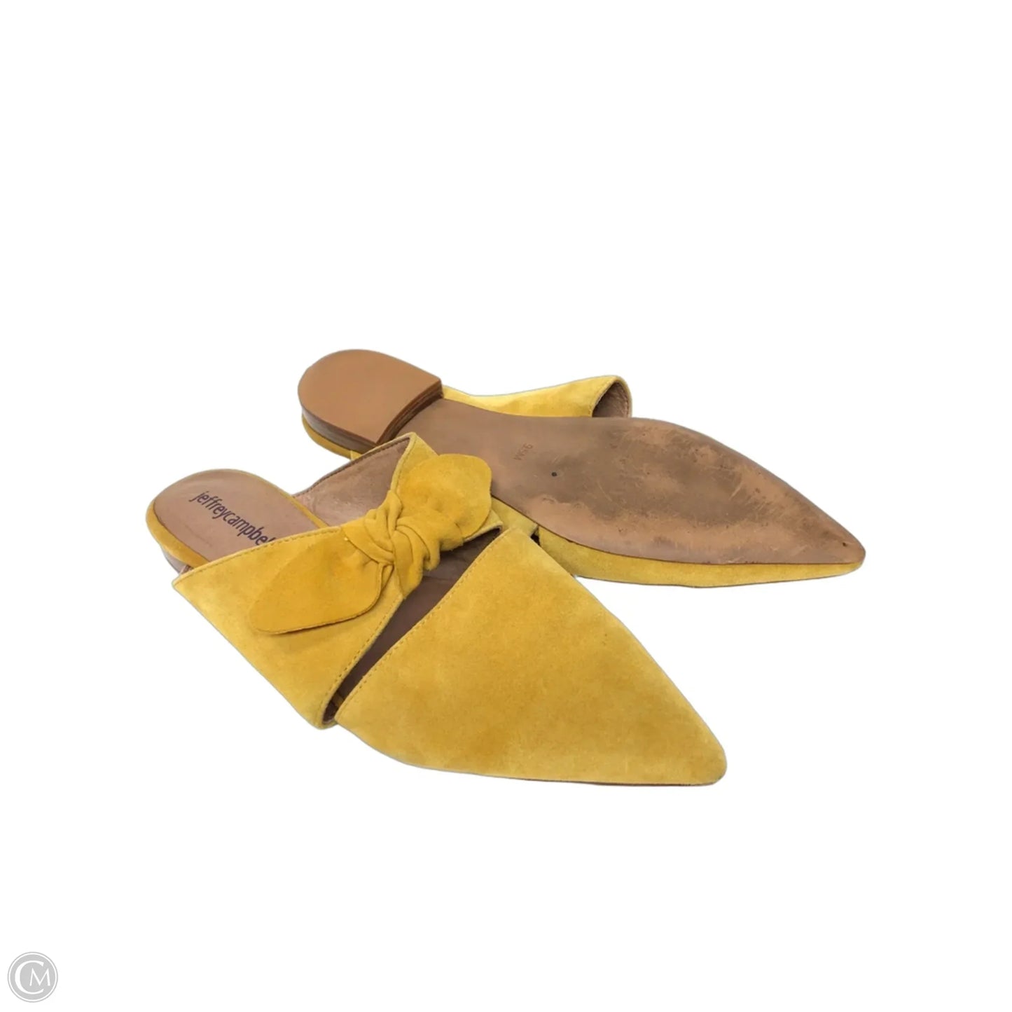 Shoes Flats By Jeffrey Campbell In Yellow, Size: 9.5