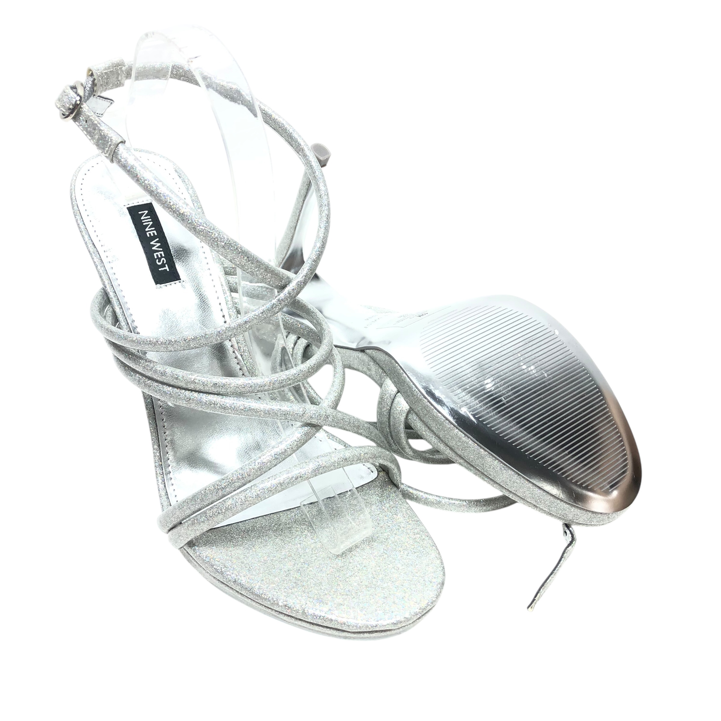 Sandals Heels Stiletto By Nine West Size: 12