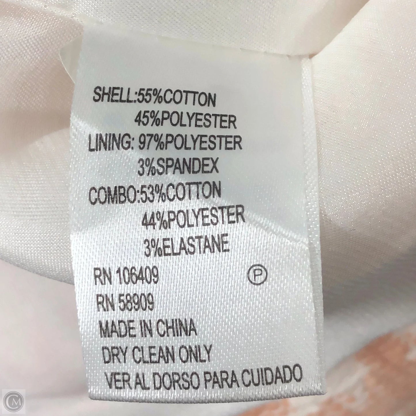 Blazer By Antonio Melani In Peach, Size: 8