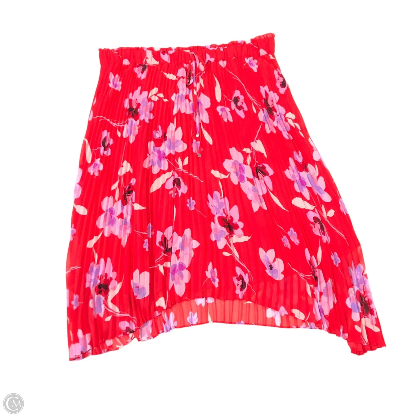 Skirt Midi By Calvin Klein In Red, Size: 2x
