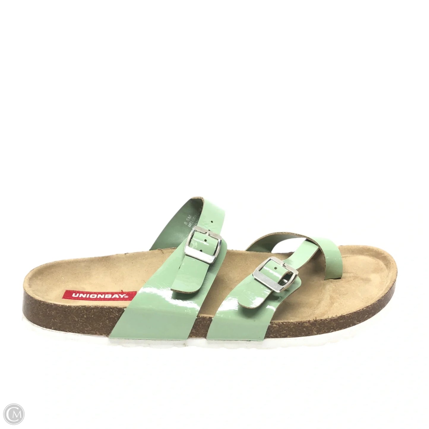 Sandals Flats By Union Bay In Green, Size: 8.5