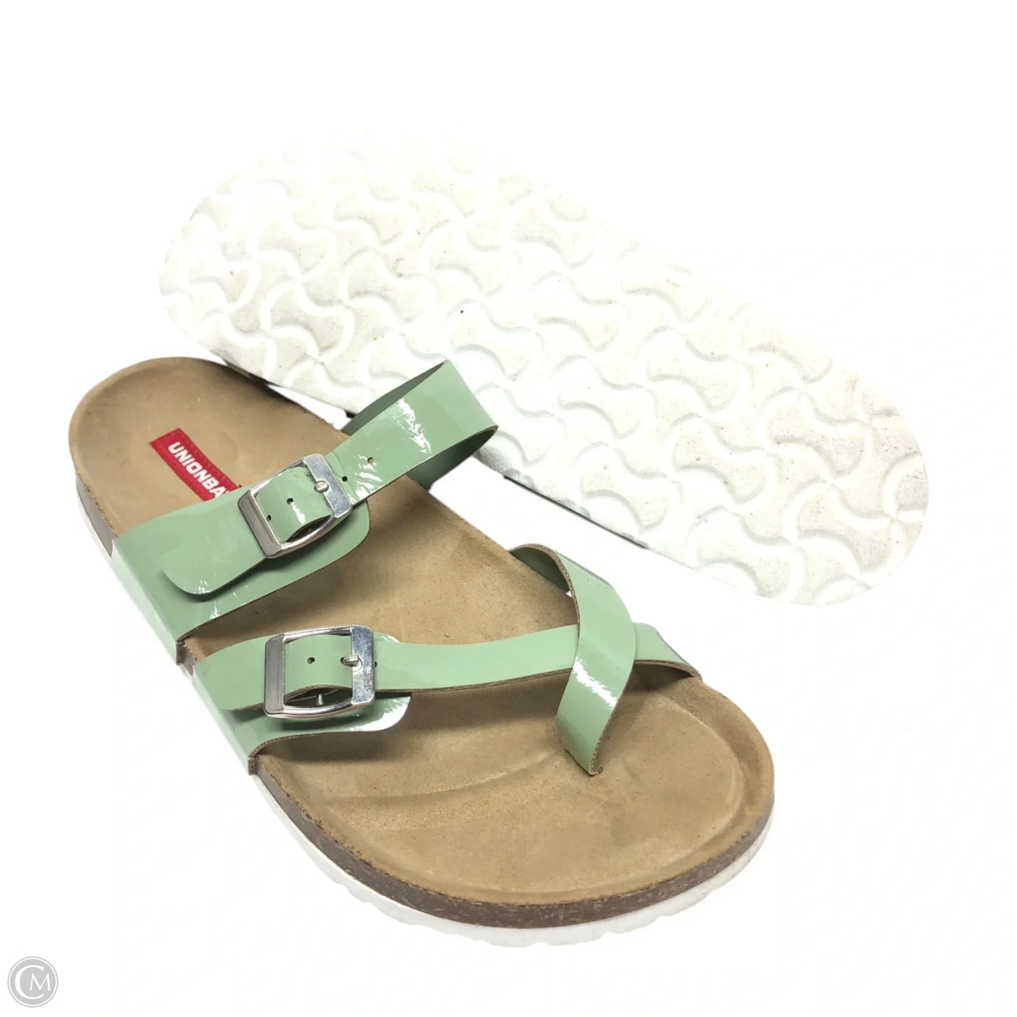 Sandals Flats By Union Bay In Green, Size: 8.5